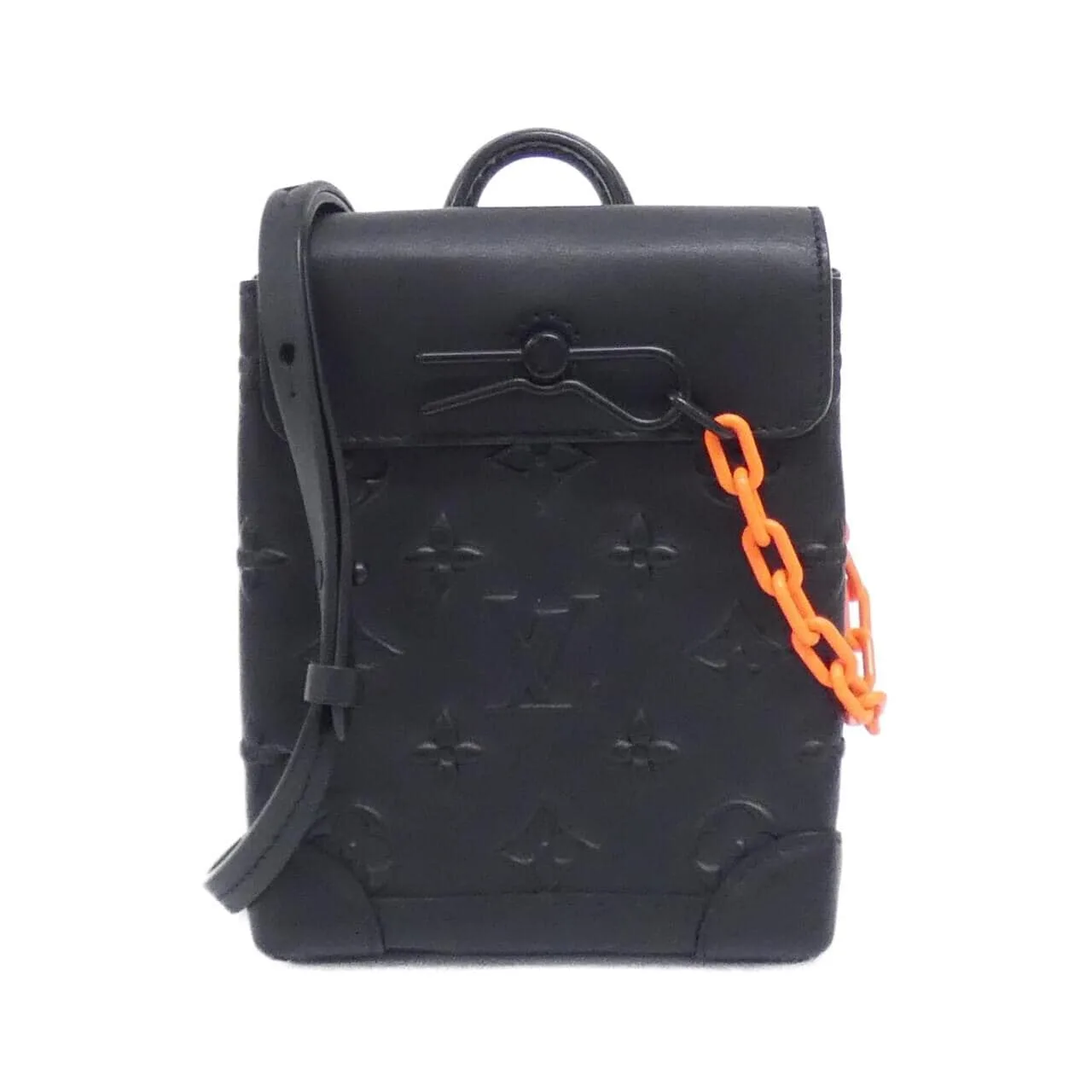 LOUIS VUITTON Steamer M58707 Shoulder Monogram Black