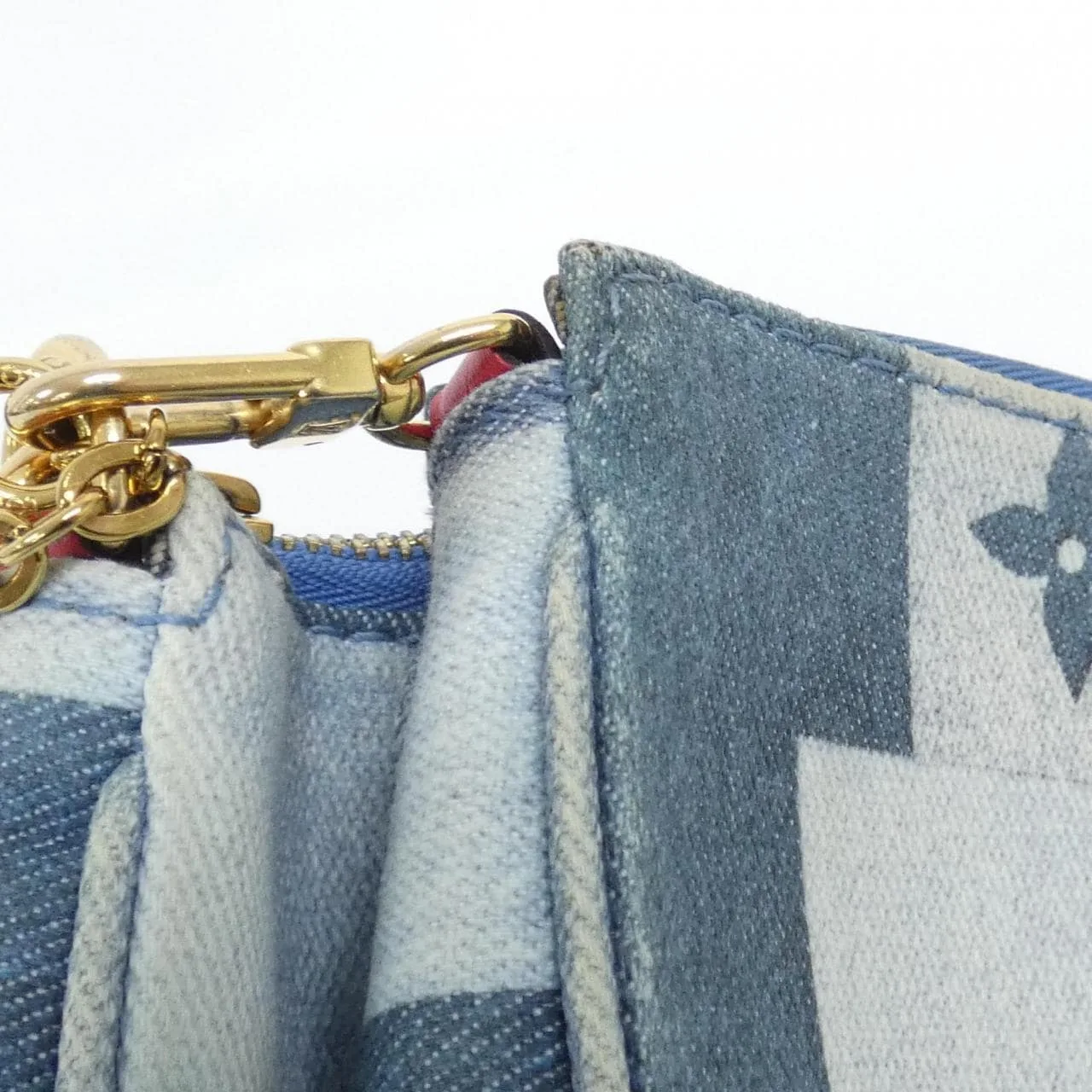 LOUIS VUITTON Pochette M44990 Shoulder Monogram Rouge Monogram Rank B - Thumbnail 6