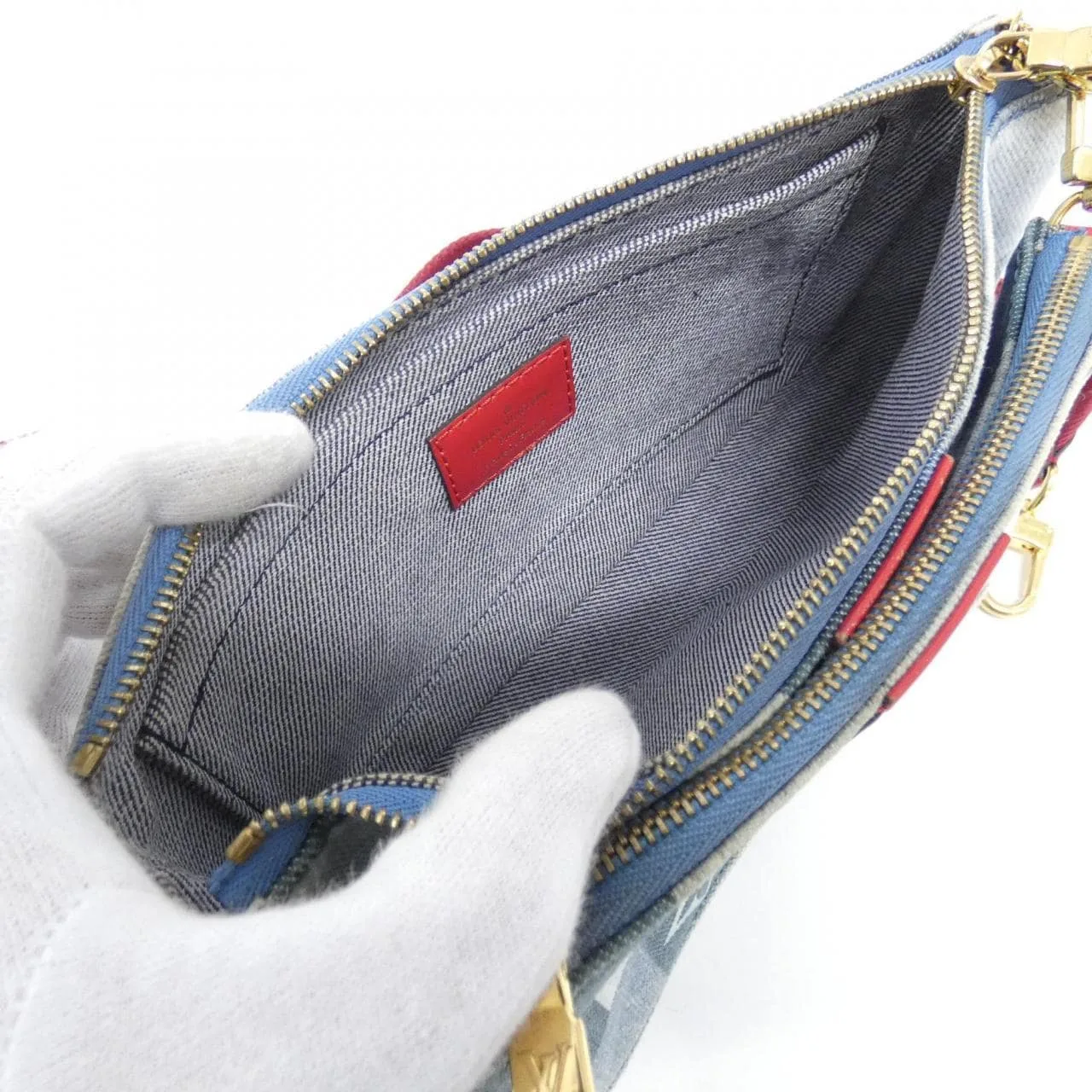 LOUIS VUITTON Pochette M44990 Shoulder Monogram Rouge Monogram Rank B - Thumbnail 9