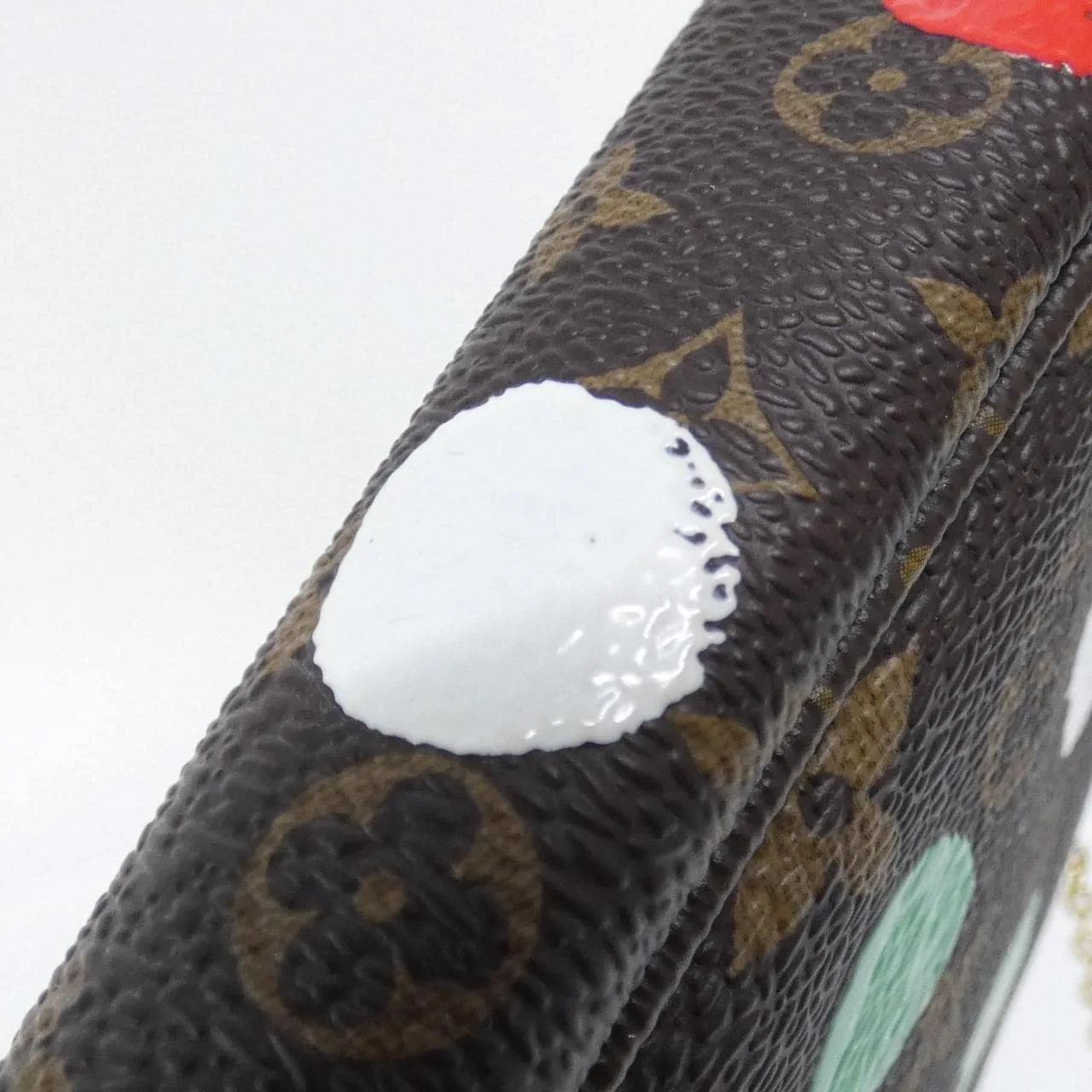 LOUIS VUITTON Pochette M46385 Shoulder Monogram 黑色 Monogram 中古品A - 縮圖 3