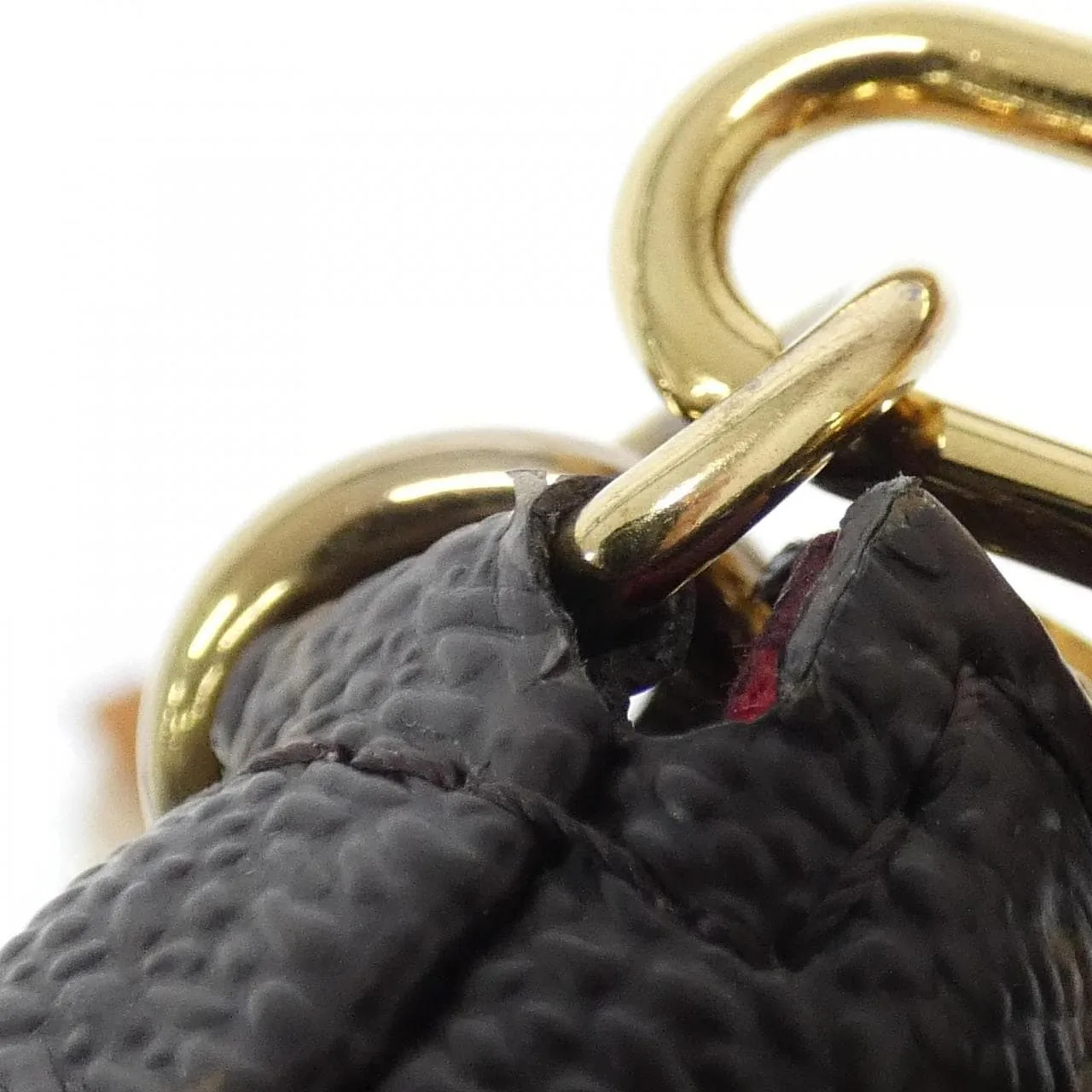 LOUIS VUITTON Pochette M46385 Shoulder Monogram 黑色 Monogram 中古品A - 縮圖 5