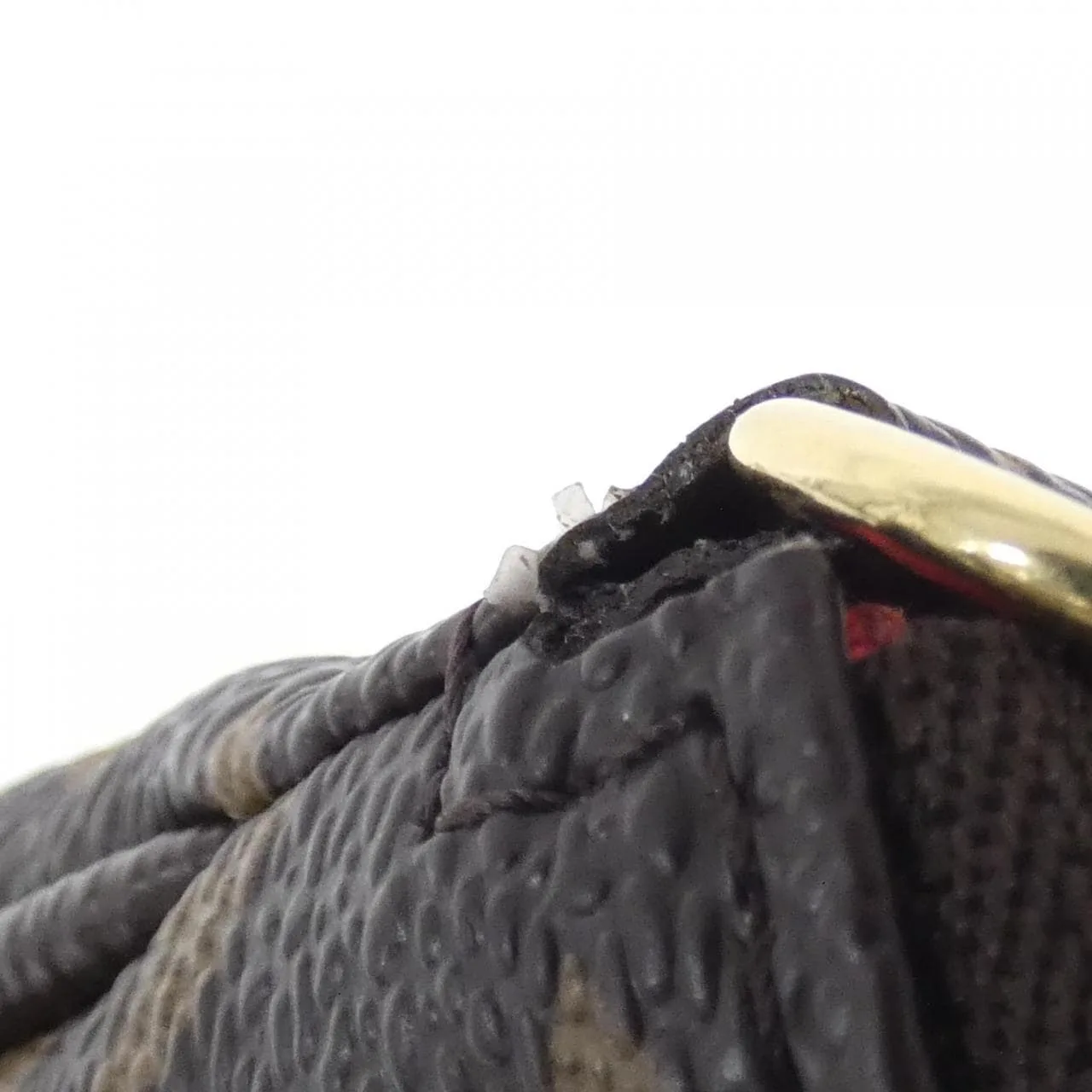 LOUIS VUITTON Pochette M46385 Shoulder Monogram 黑色 Monogram 中古品A - 縮圖 6