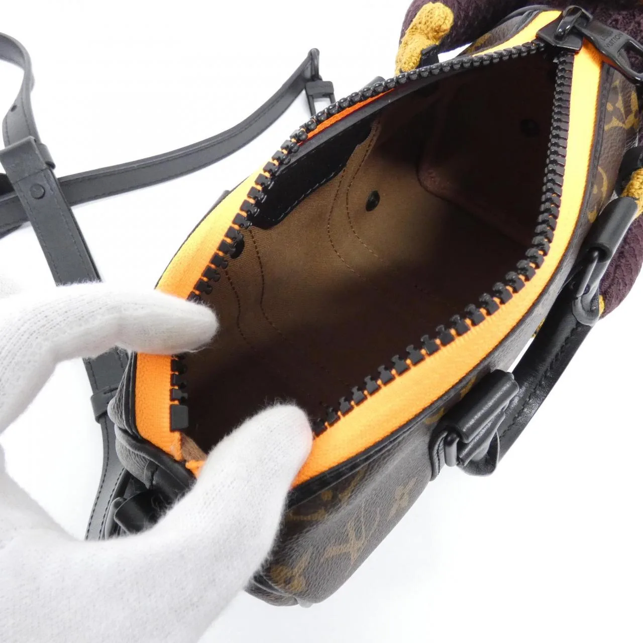 LOUIS VUITTON Keepall M80118 Boston Monogram 黑色 Monogram 中古品A - 縮圖 9