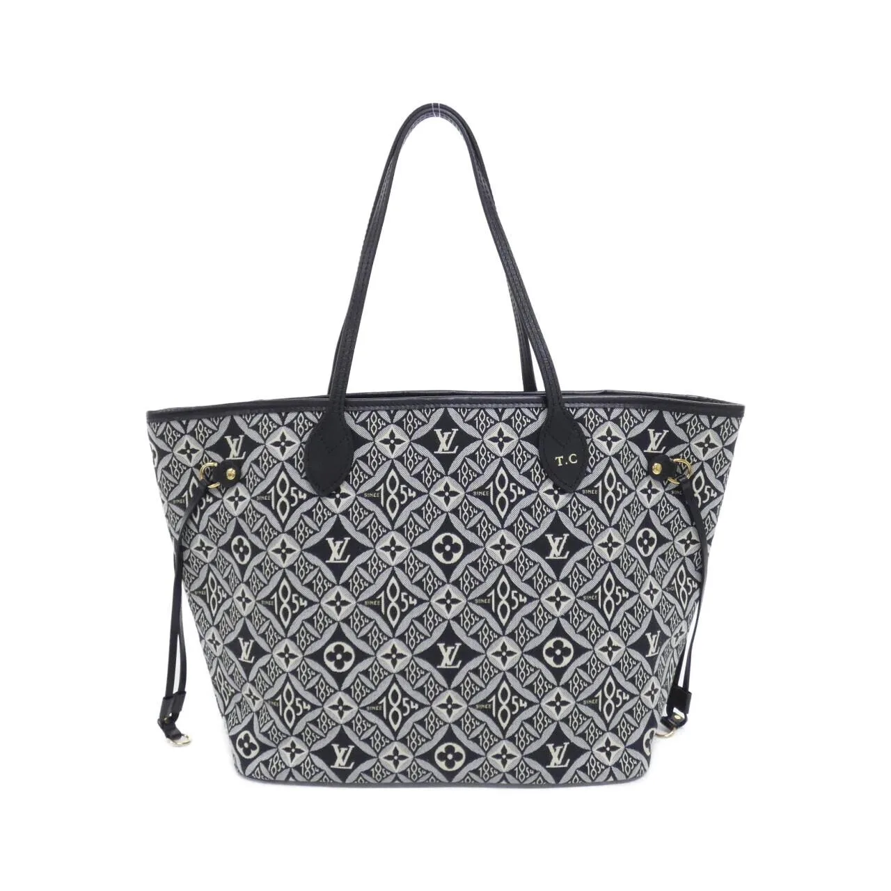 LOUIS VUITTON Neverfull M57230 Tote Black