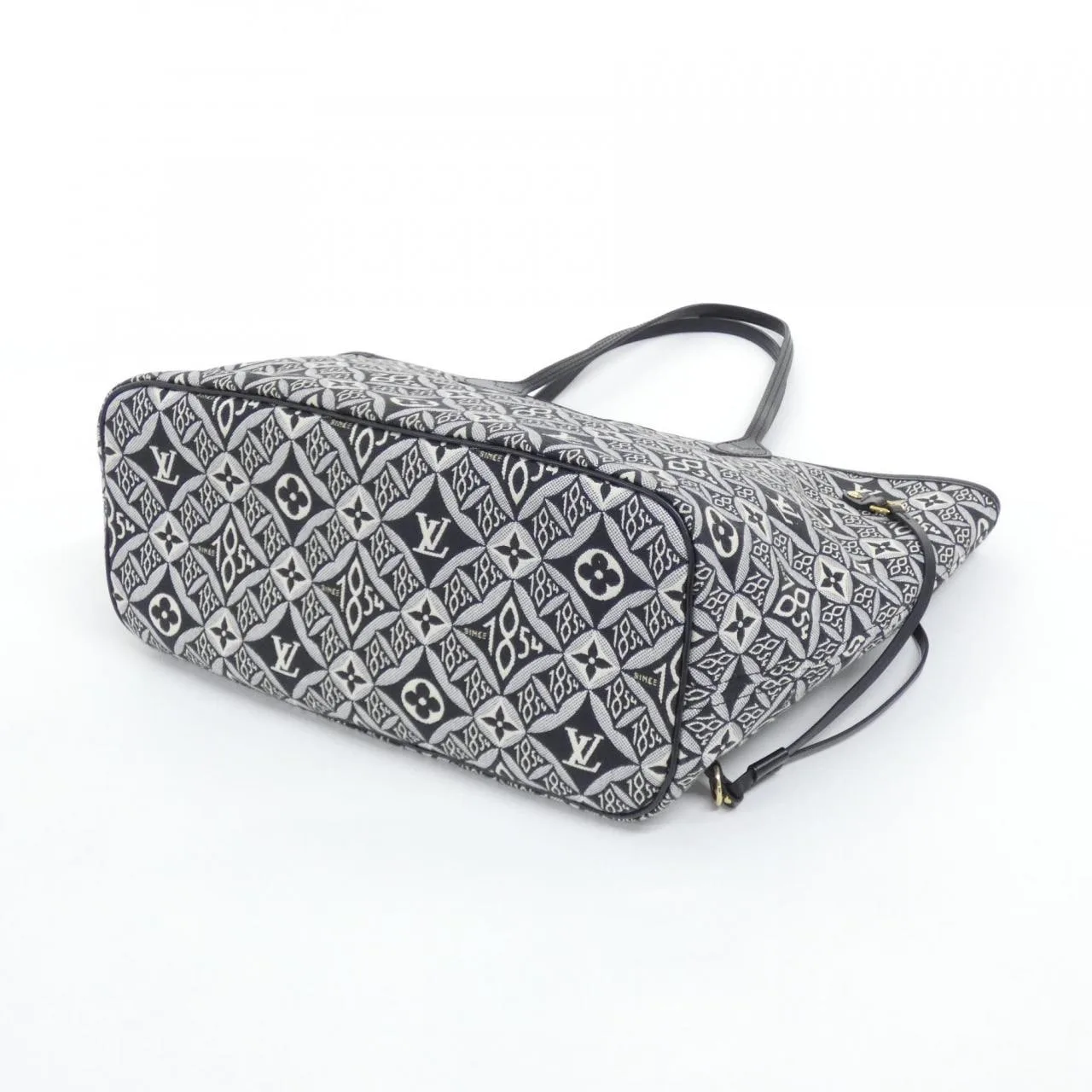 LOUIS VUITTON Neverfull M57230 Tote 黑色 中古品A - 縮圖 3