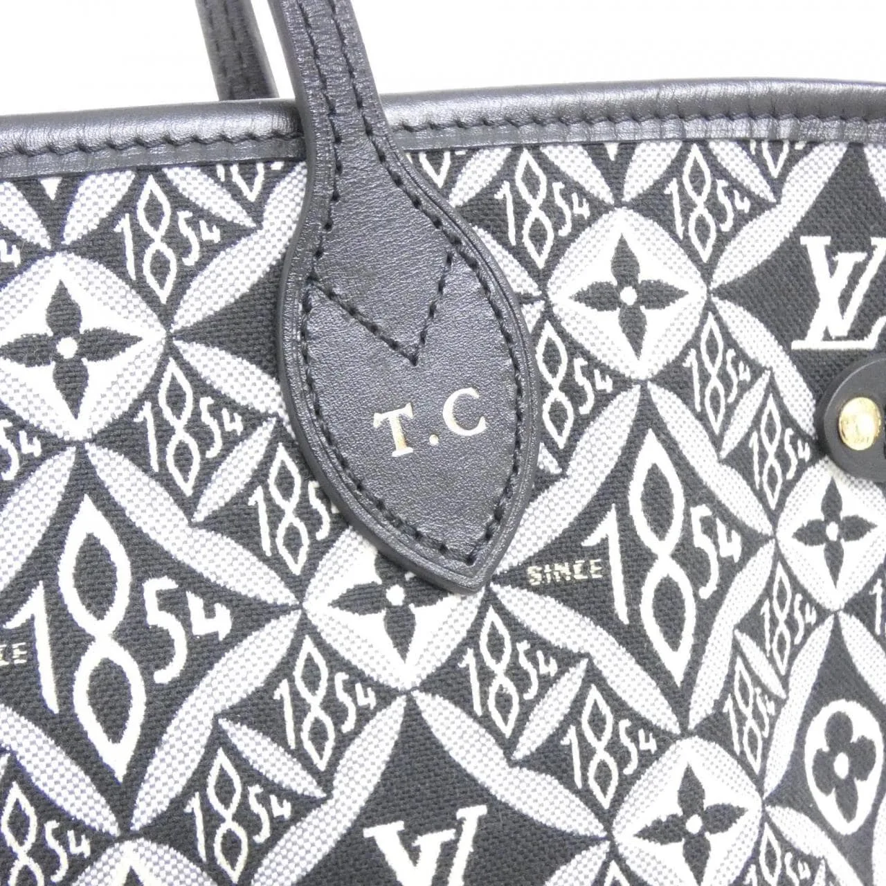 LOUIS VUITTON Neverfull M57230 Tote 黑色 中古品A - 縮圖 4