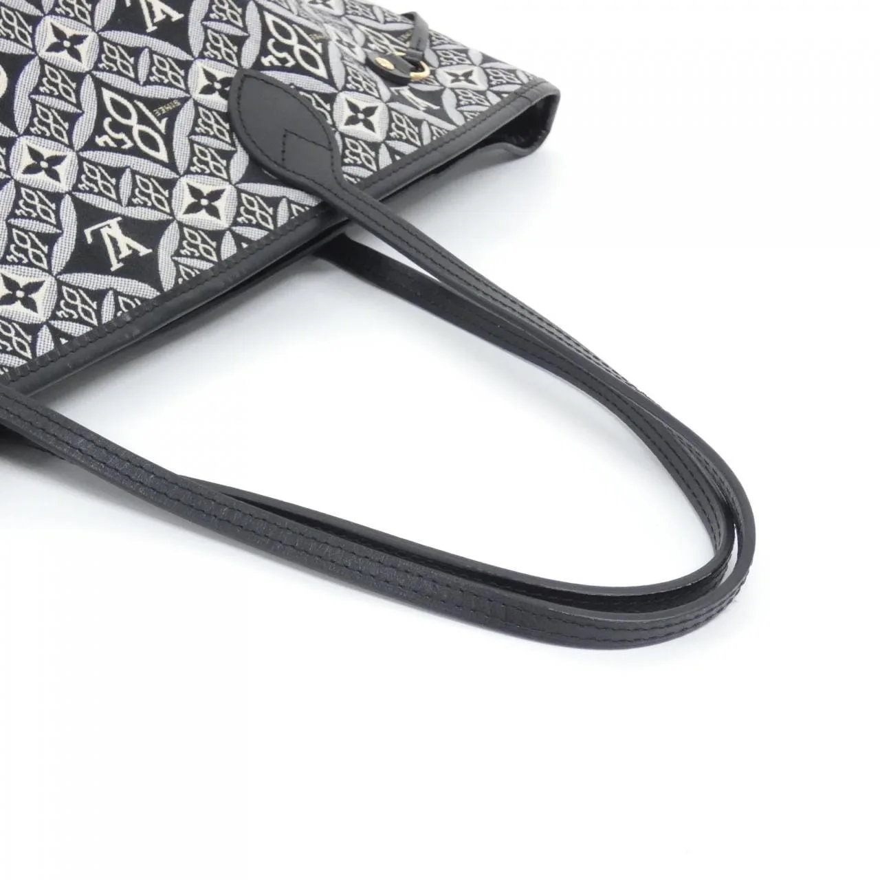 LOUIS VUITTON Neverfull M57230 Tote 黑色 中古品A - 縮圖 5