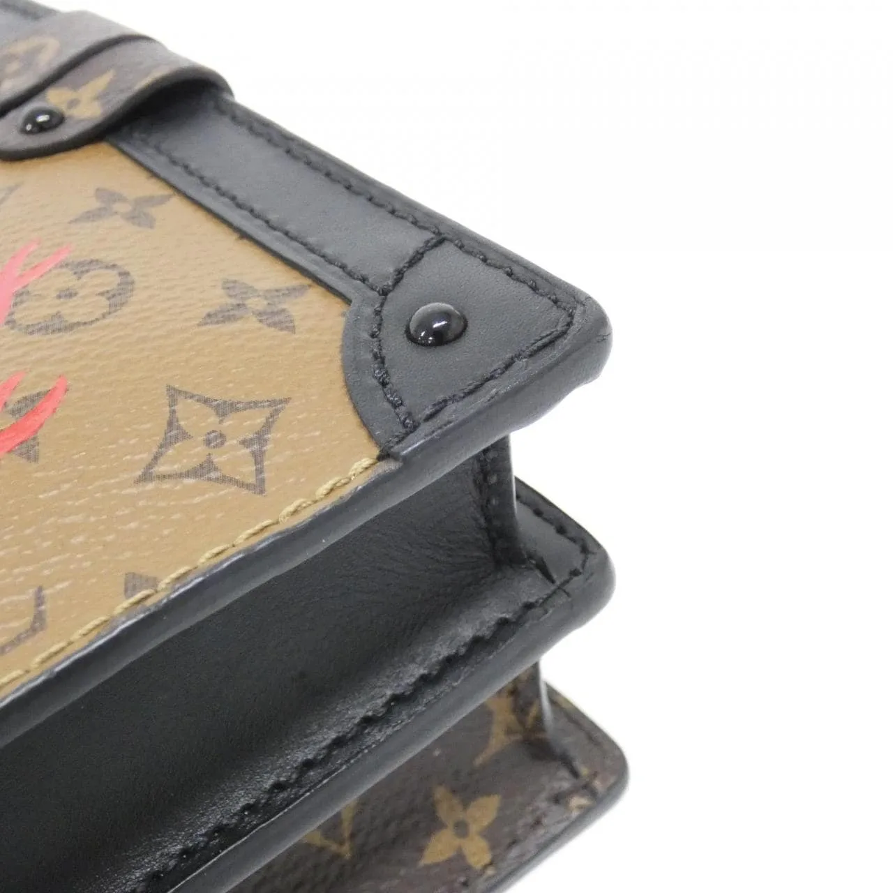 LOUIS VUITTON M43596 Shoulder Monogram 黑色 Monogram 中古品A - 縮圖 3