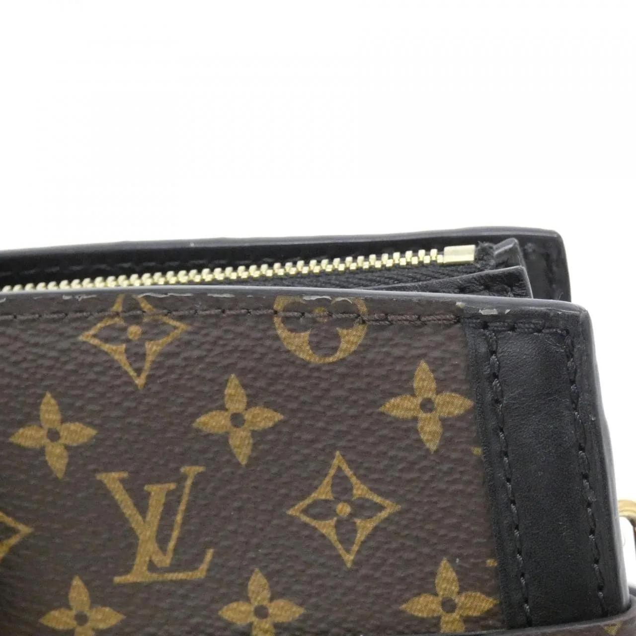 LOUIS VUITTON M43596 Shoulder Monogram 黑色 Monogram 中古品A - 縮圖 6