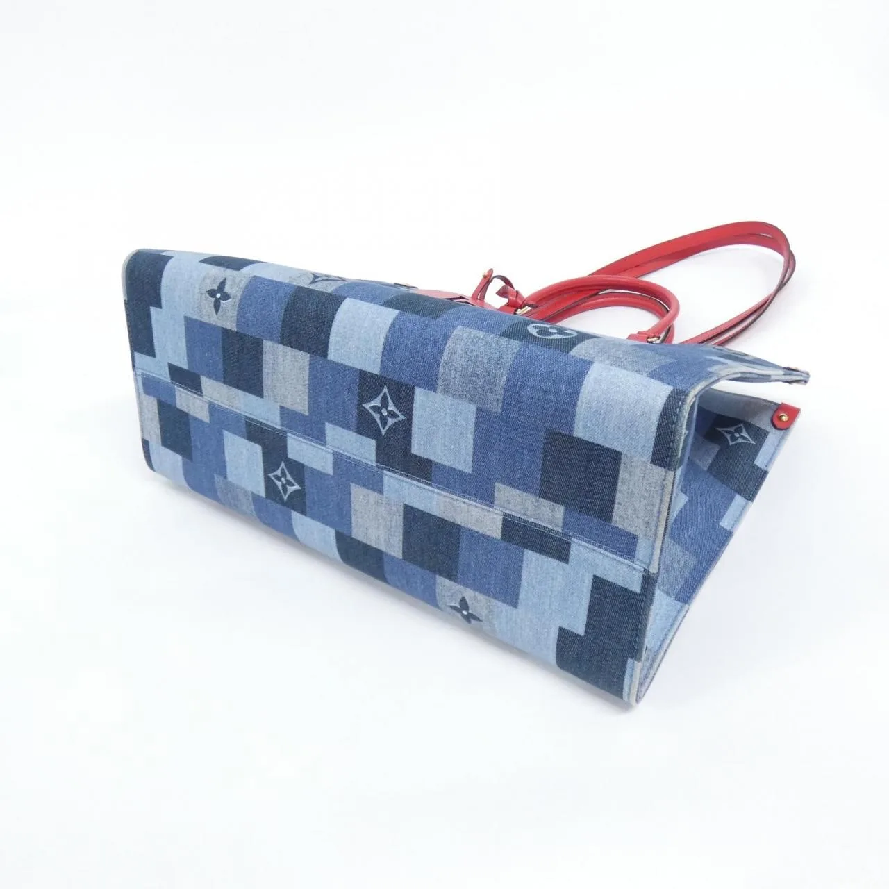 LOUIS VUITTON OnTheGo M44992 Handbag Monogram Rouge Monogram 中古品A - 縮圖 2