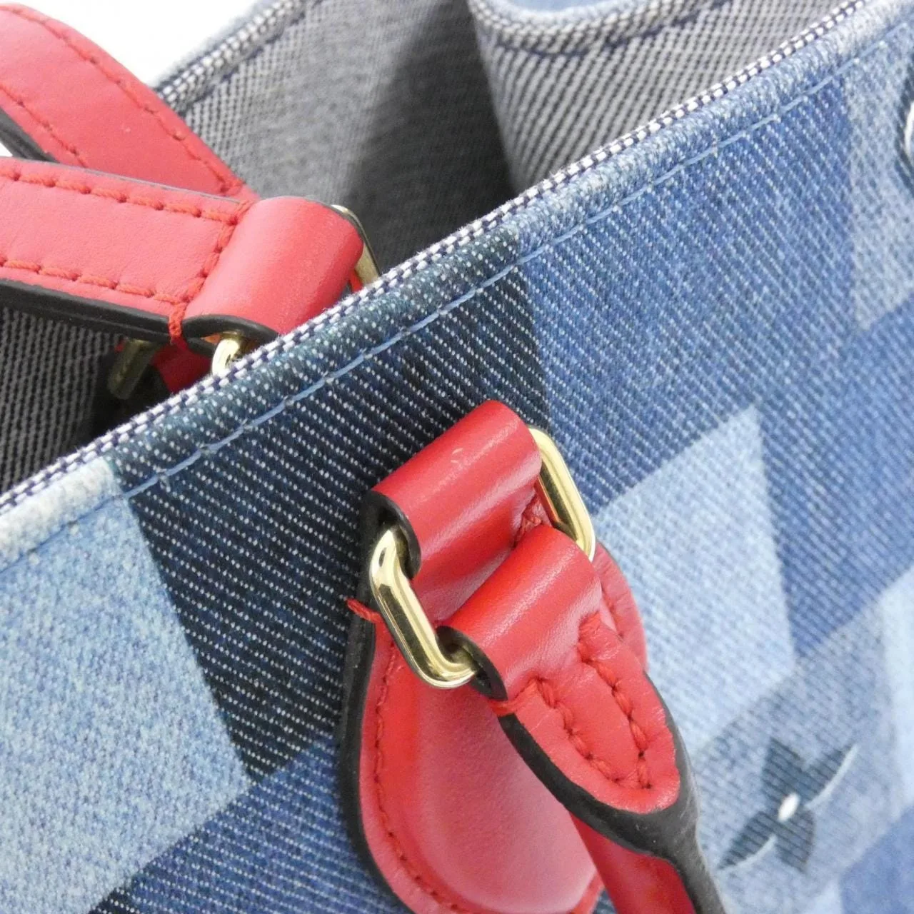 LOUIS VUITTON OnTheGo M44992 Handbag Monogram Rouge Monogram 中古品A - 縮圖 5