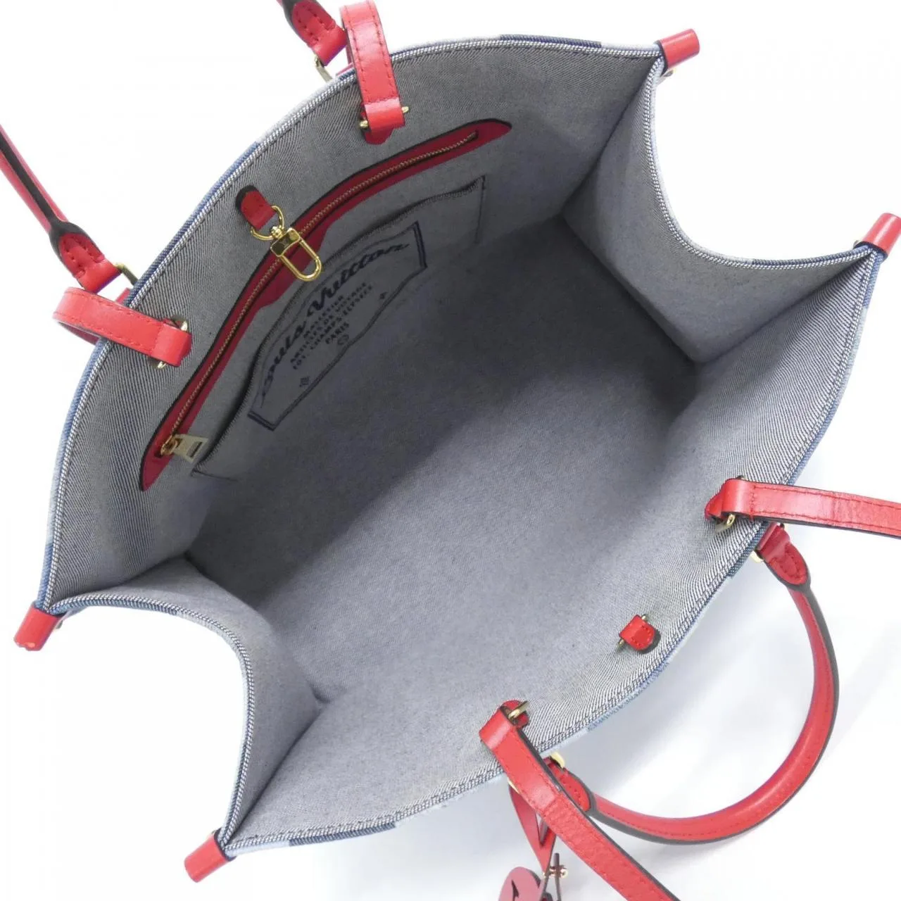 LOUIS VUITTON OnTheGo M44992 Handbag Monogram Rouge Monogram 中古品A - 縮圖 7