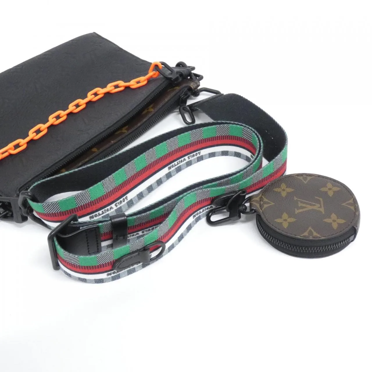 LOUIS VUITTON M59681 Shoulder Monogram 黑色 Monogram 中古品A - 縮圖 7