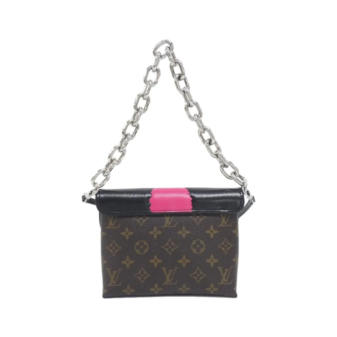 LOUIS VUITTON Pochette M43532 Shoulder Monogram 黑色 Monogram 中古品A - 縮圖 2