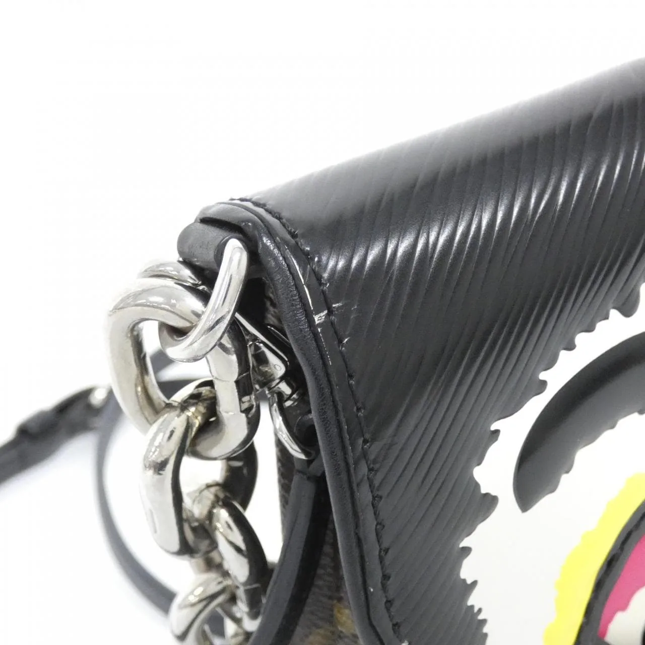 LOUIS VUITTON Pochette M43532 Shoulder Monogram 黑色 Monogram 中古品A - 縮圖 5