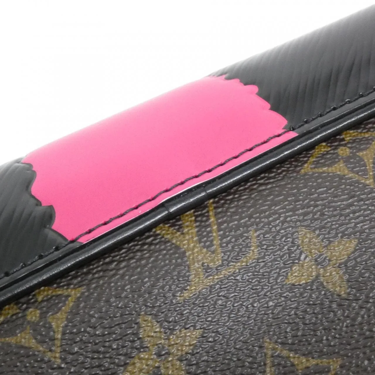 LOUIS VUITTON Pochette M43532 Shoulder Monogram 黑色 Monogram 中古品A - 縮圖 6