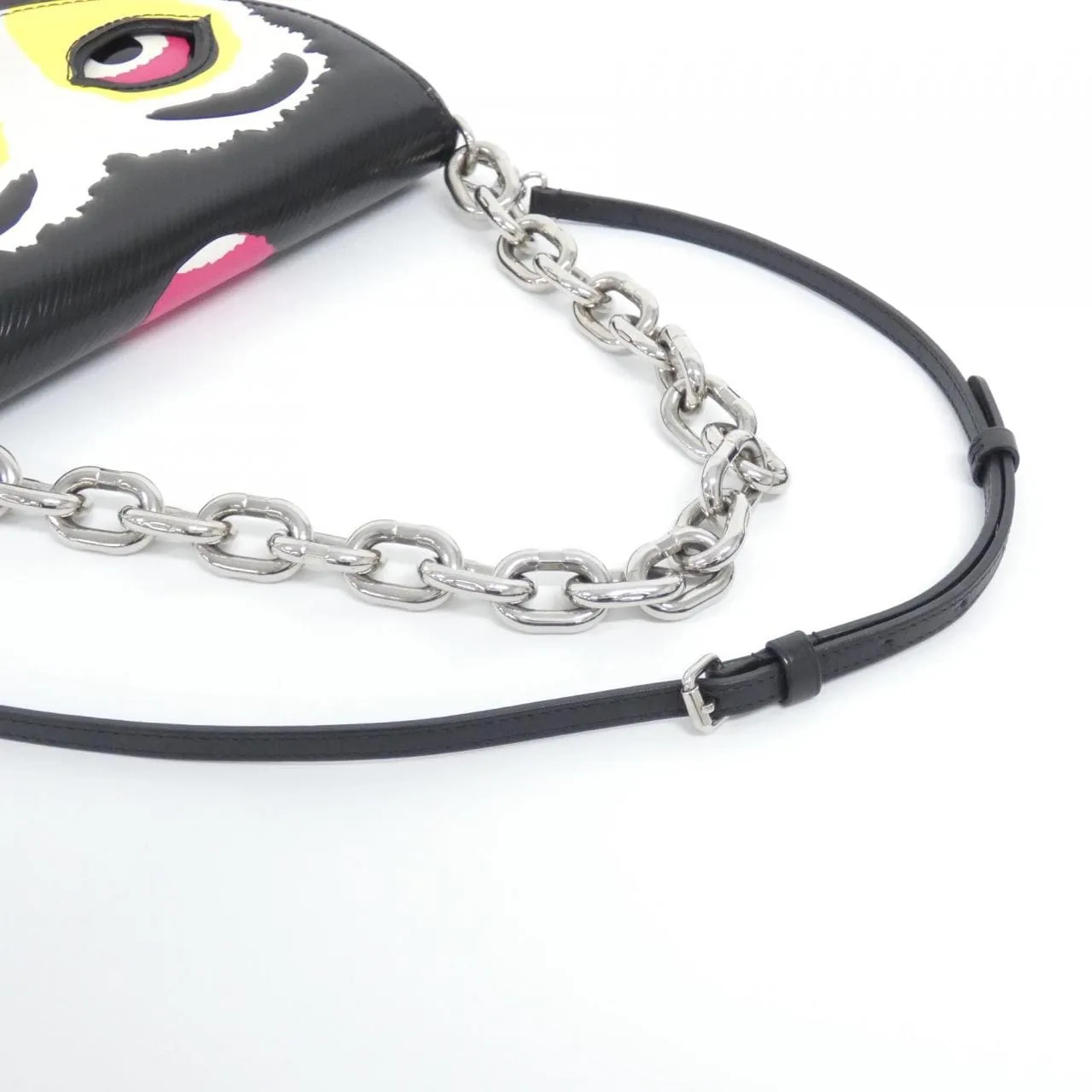 LOUIS VUITTON Pochette M43532 Shoulder Monogram 黑色 Monogram 中古品A - 縮圖 7