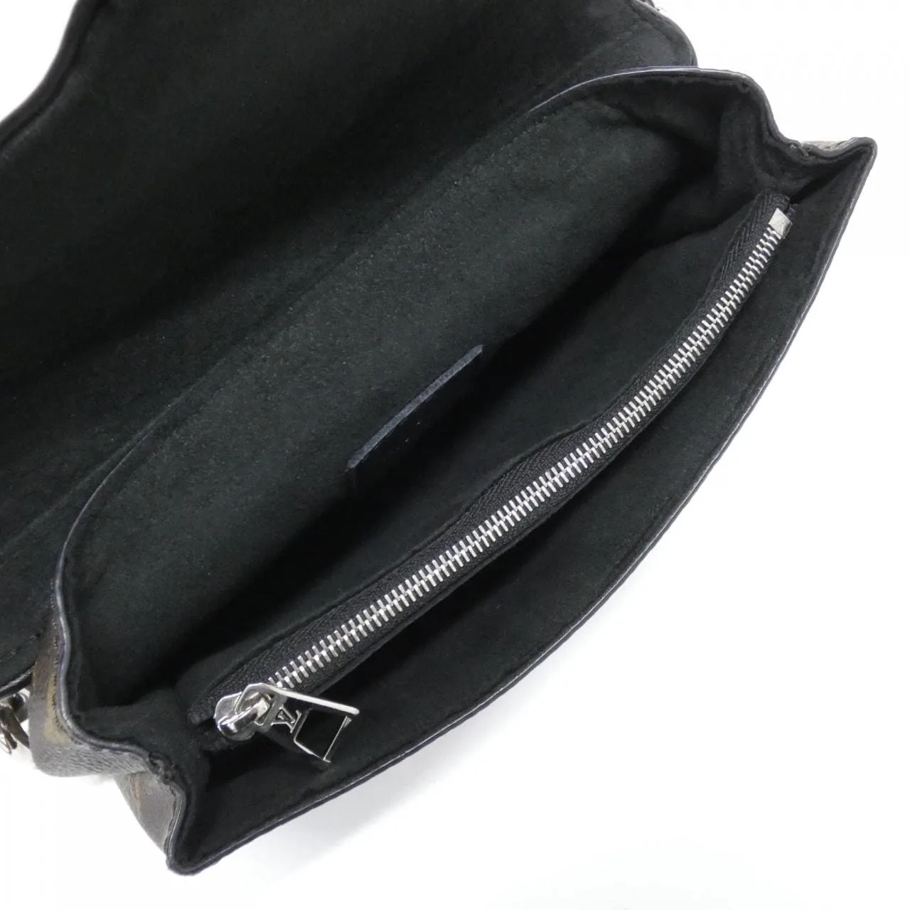 LOUIS VUITTON Pochette M43532 Shoulder Monogram 黑色 Monogram 中古品A - 縮圖 8