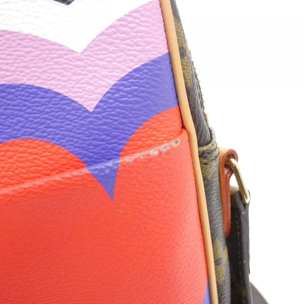 LOUIS VUITTON M57450 Shoulder Monogram 黑色 Monogram 中古品A - 縮圖 5