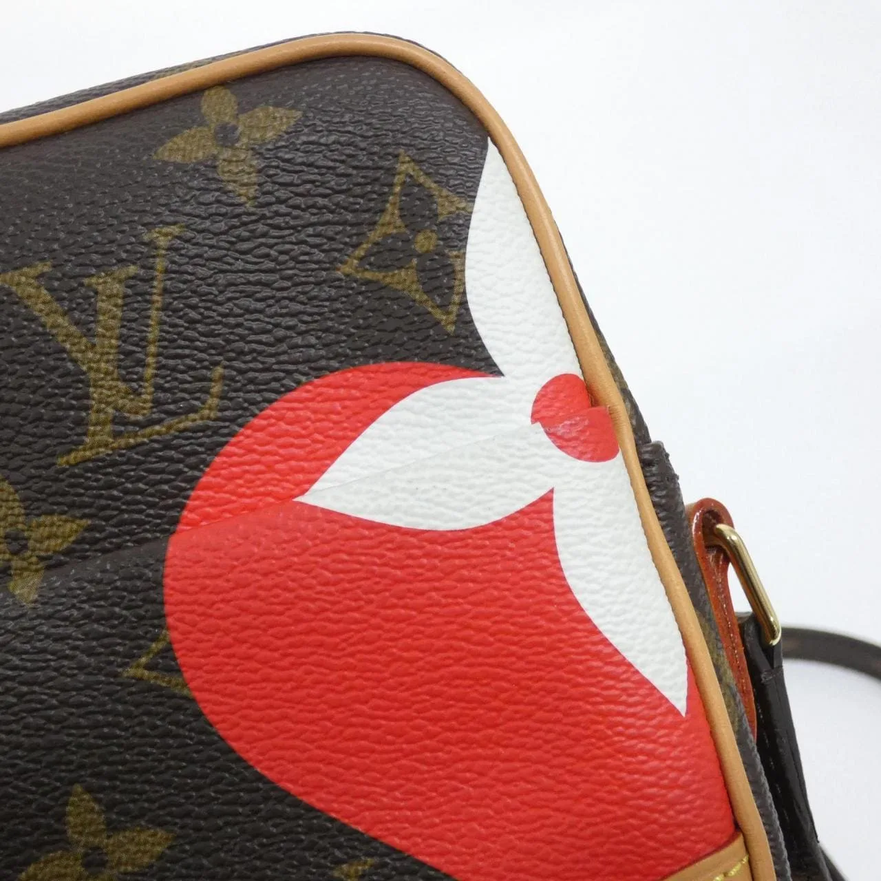 LOUIS VUITTON M57450 Shoulder Monogram 黑色 Monogram 中古品A - 縮圖 7