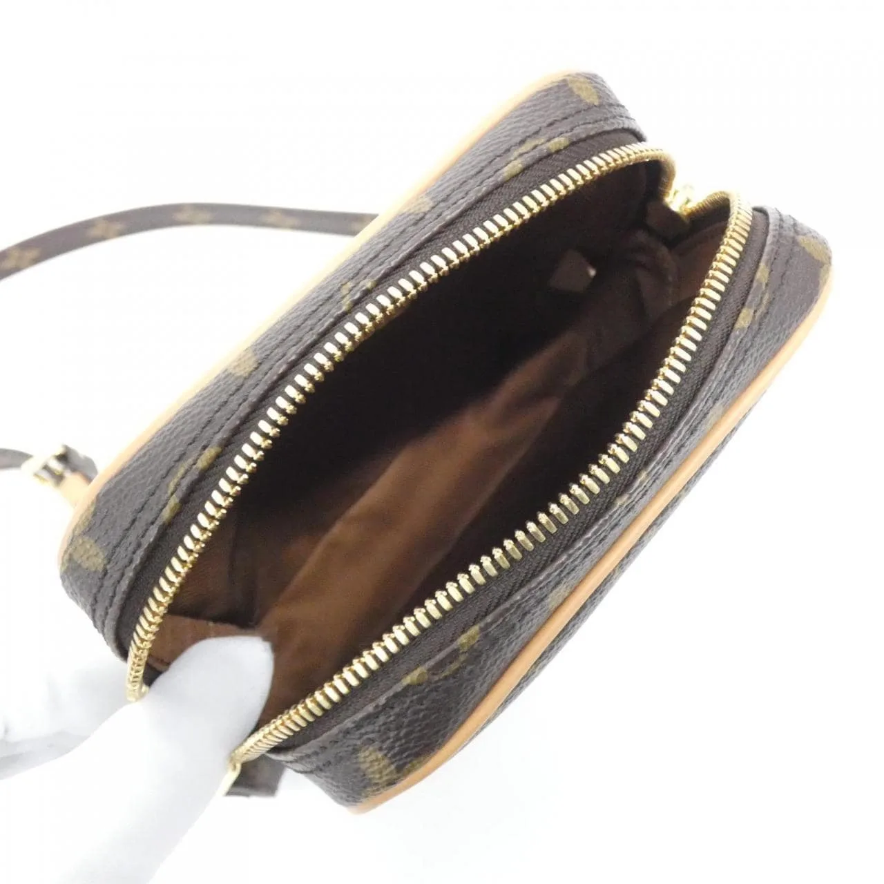 LOUIS VUITTON M57450 Shoulder Monogram 黑色 Monogram 中古品A - 縮圖 10