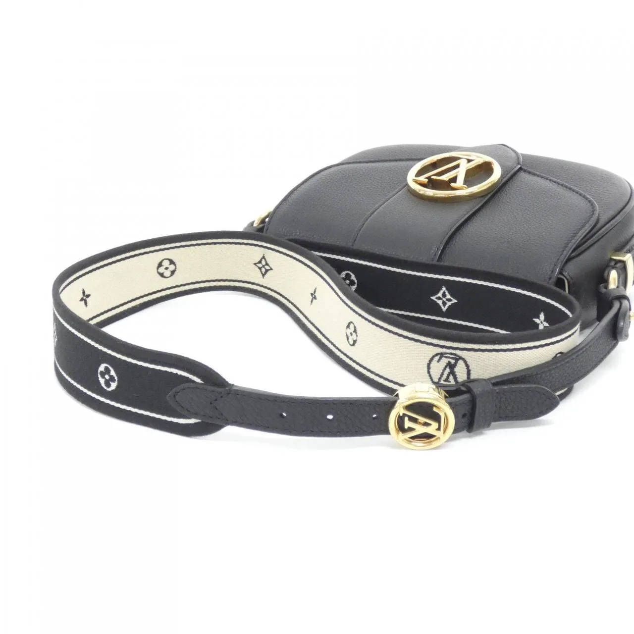 LOUIS VUITTON Pont-Neuf M58727 Shoulder 黑色 中古品A - 縮圖 7