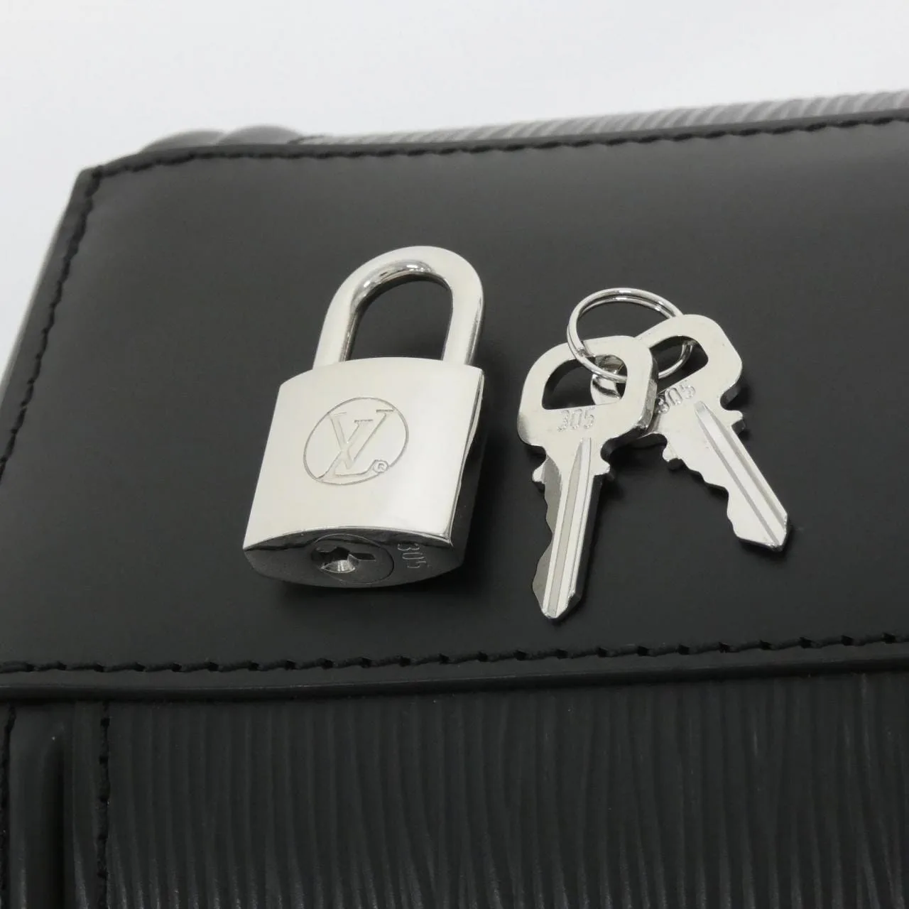 LOUIS VUITTON M52226 Handbag Epi 黑色 Epi 中古品A - 縮圖 7