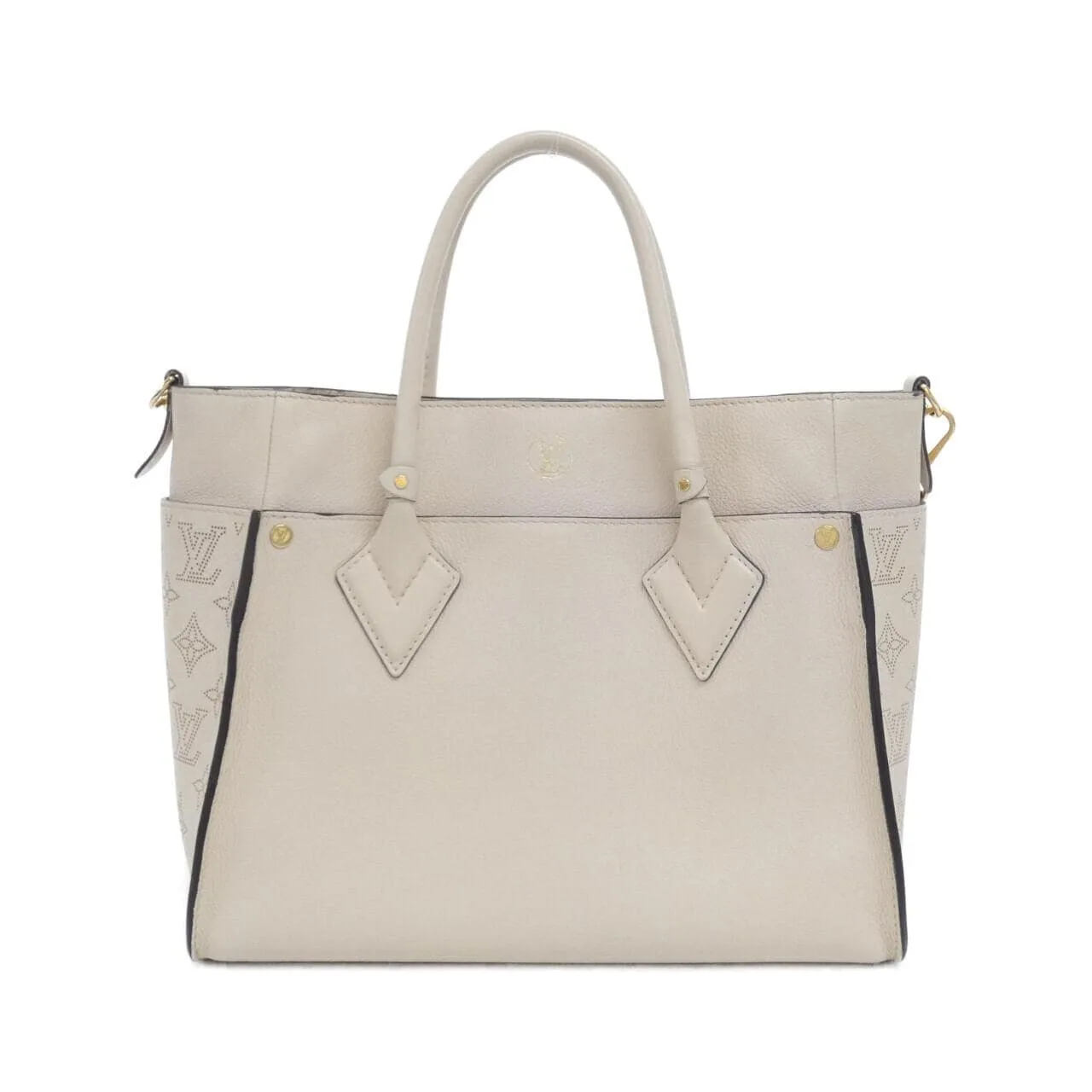 LOUIS VUITTON Mahina M55802 Handbag 灰色 中古品A - 縮圖 2