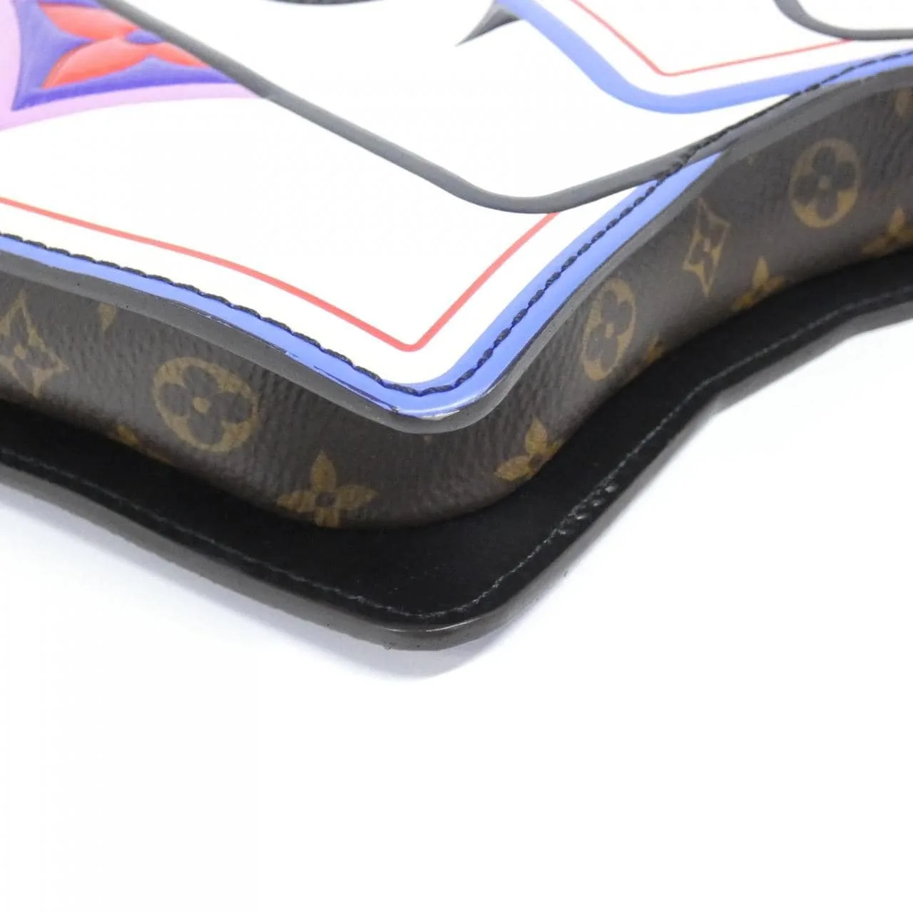 LOUIS VUITTON Pochette M80226 Shoulder Monogram 黑色 Monogram 中古品A - 縮圖 3