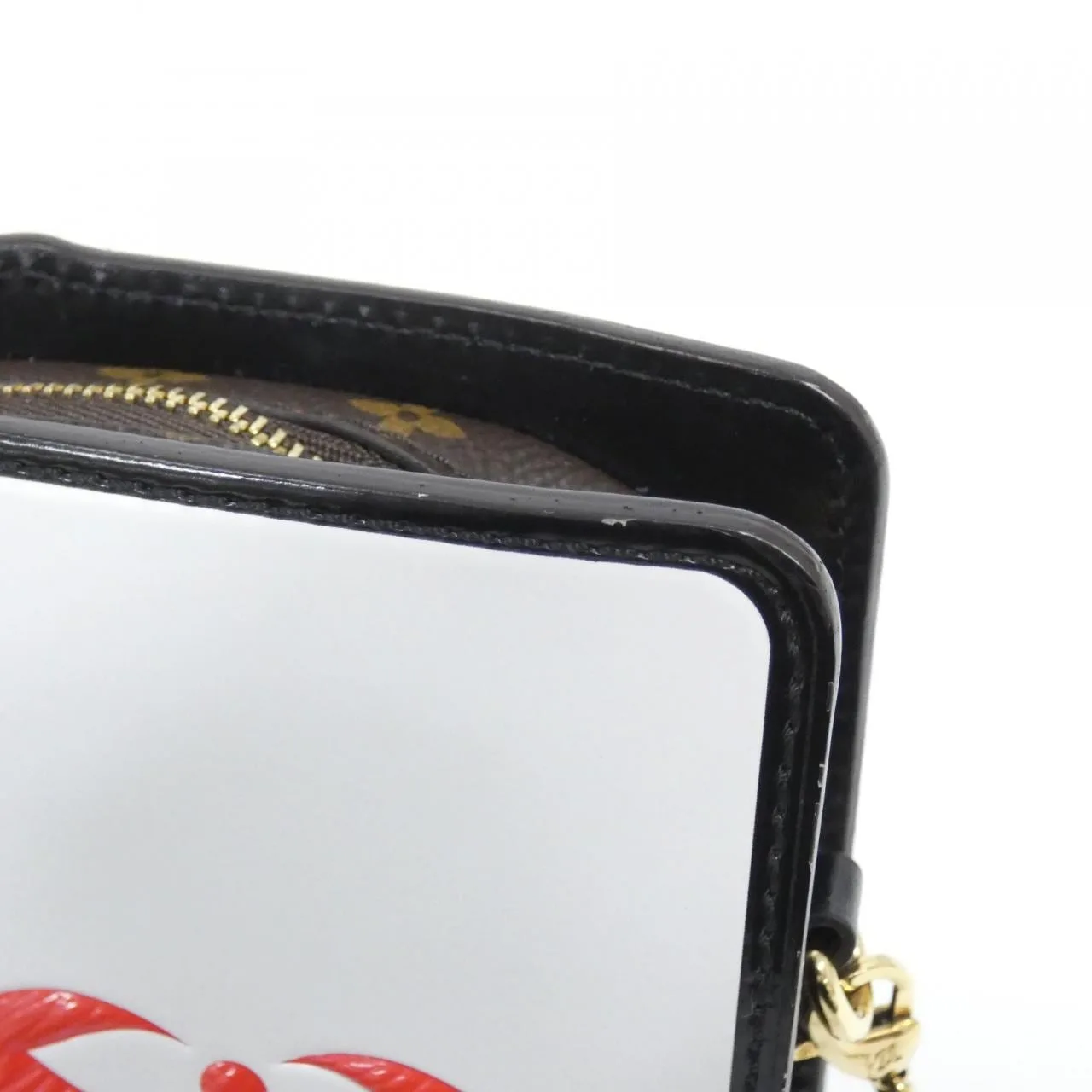 LOUIS VUITTON Pochette M80226 Shoulder Monogram 黑色 Monogram 中古品A - 縮圖 4