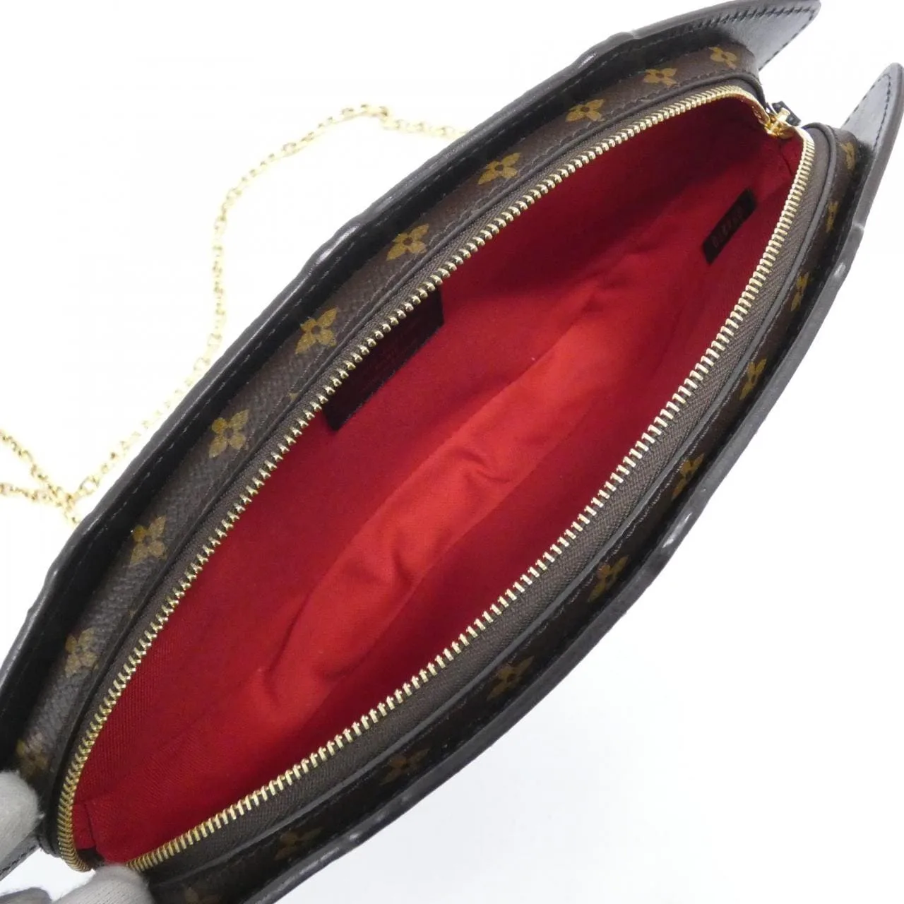 LOUIS VUITTON Pochette M80226 Shoulder Monogram 黑色 Monogram 中古品A - 縮圖 6