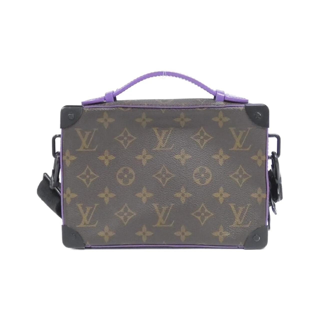 LOUIS VUITTON Soft Trunk M46264 Shoulder Monogram 黑色 Monogram 中古品A - 縮圖 2