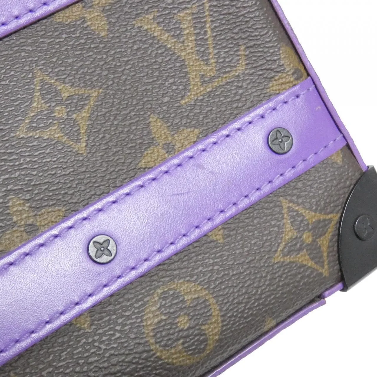 LOUIS VUITTON Soft Trunk M46264 Shoulder Monogram 黑色 Monogram 中古品A - 縮圖 4