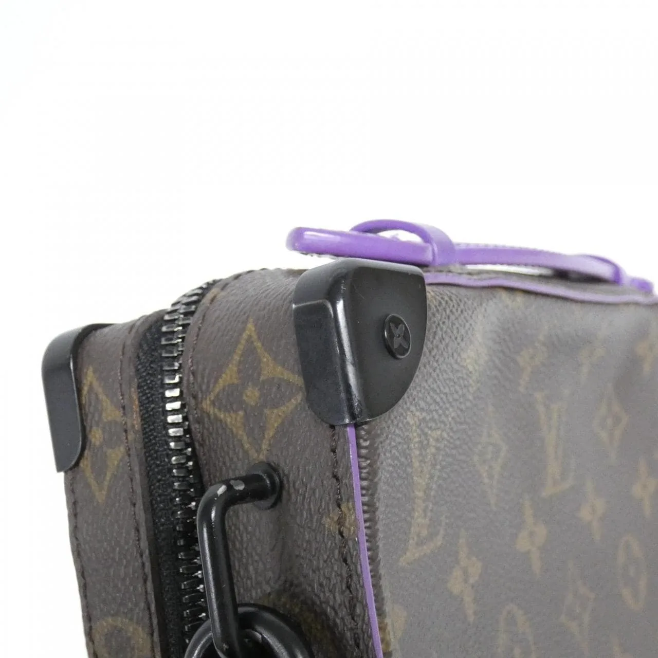 LOUIS VUITTON Soft Trunk M46264 Shoulder Monogram 黑色 Monogram 中古品A - 縮圖 5