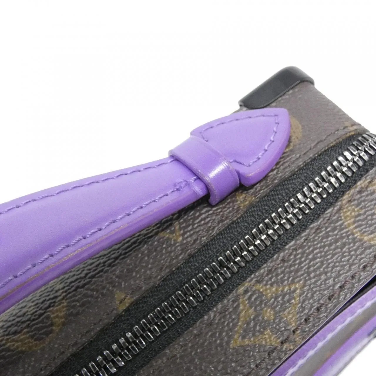 LOUIS VUITTON Soft Trunk M46264 Shoulder Monogram 黑色 Monogram 中古品A - 縮圖 8