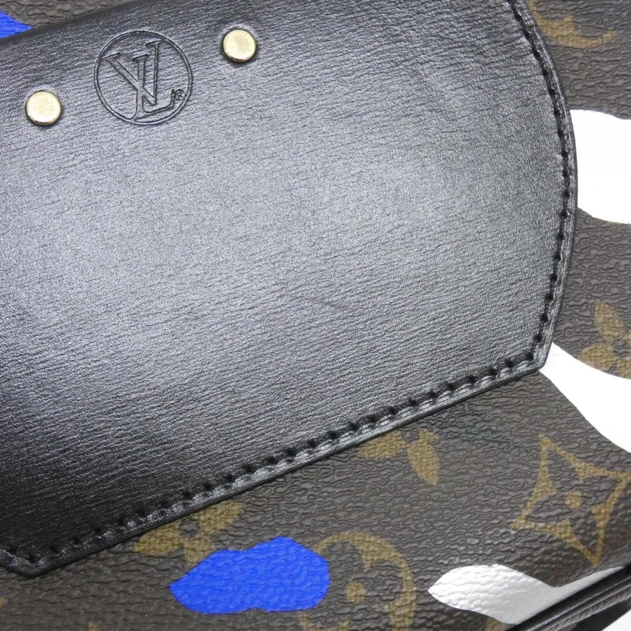 LOUIS VUITTON M45095 Shoulder Monogram 黑色 Monogram 中古品A - 縮圖 4