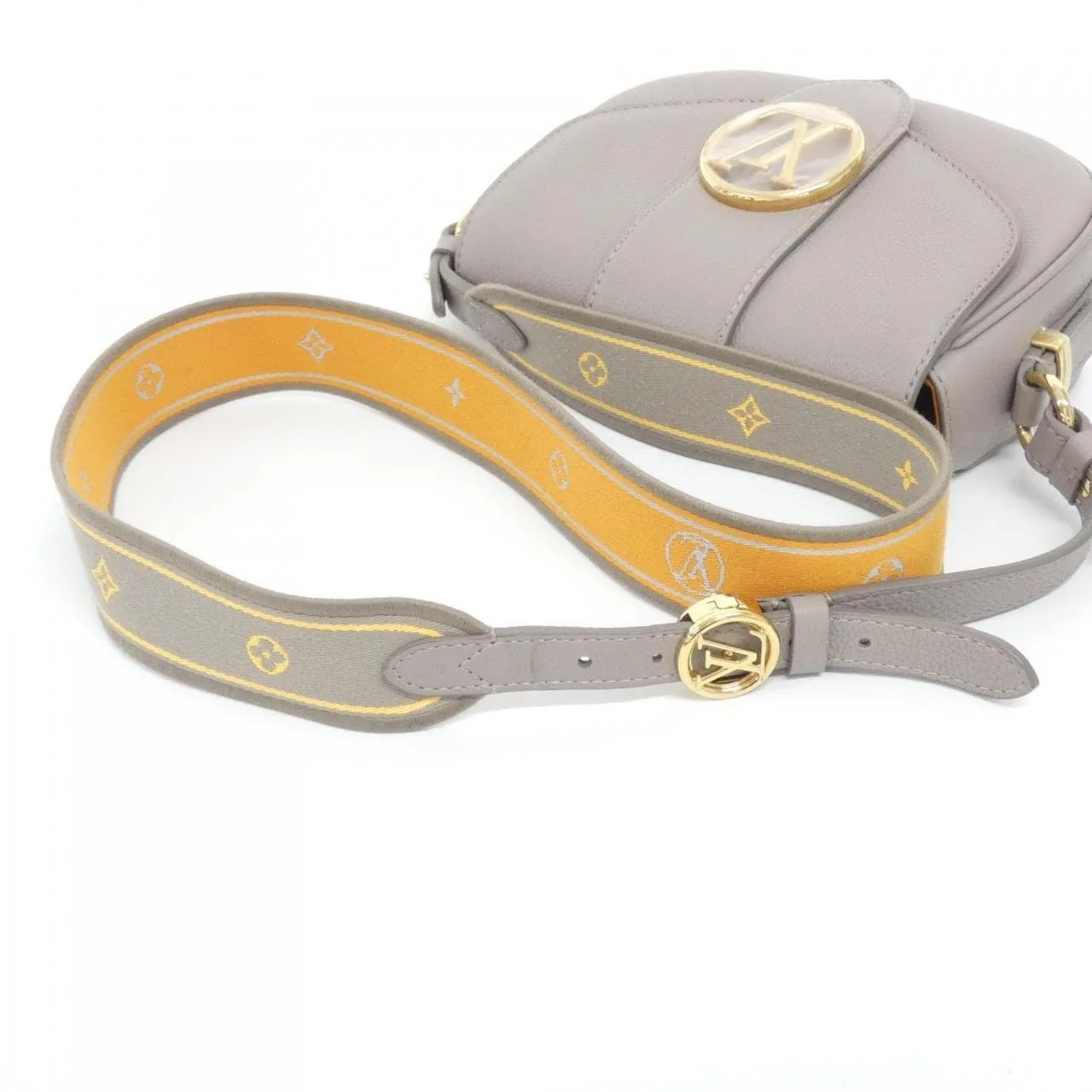 LOUIS VUITTON Pont-Neuf M58728 Shoulder 黑色 中古品A - 縮圖 7