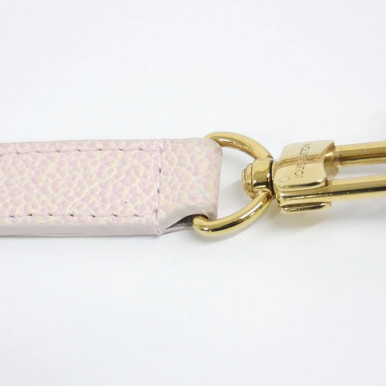 LOUIS VUITTON Pochette M46093 Shoulder Monogram 粉色 Monogram 中古品A - 縮圖 5