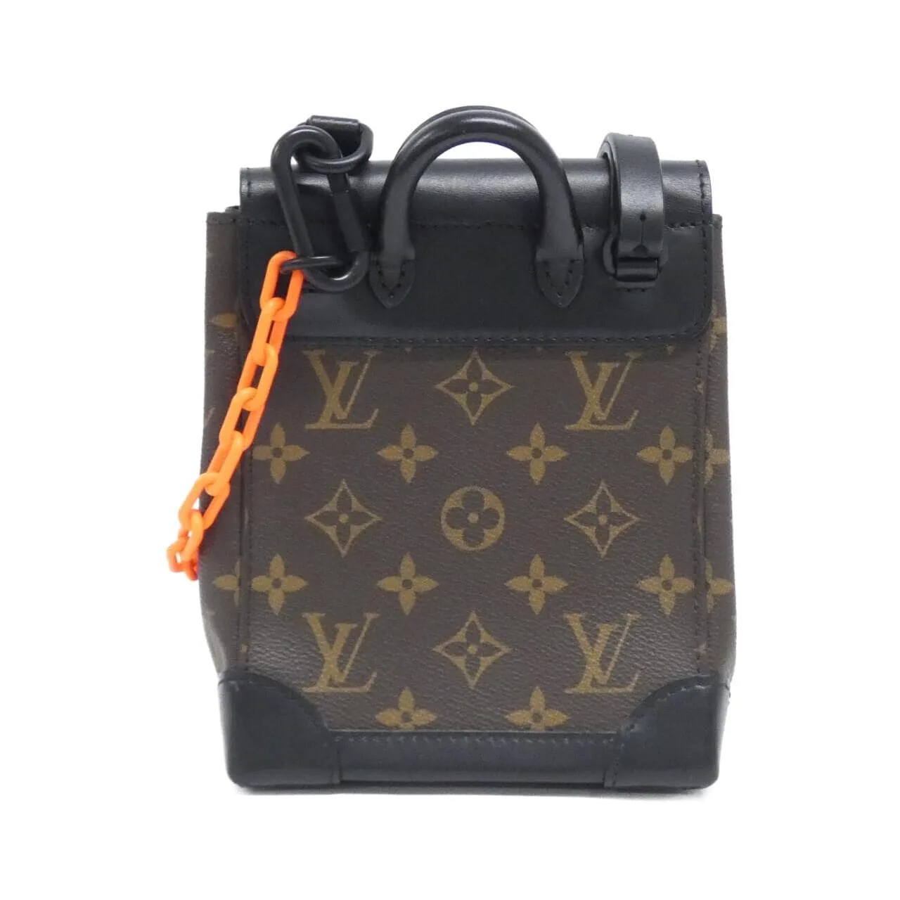 LOUIS VUITTON Steamer M80327 Shoulder Monogram 黑色 Monogram 中古品A - 縮圖 2