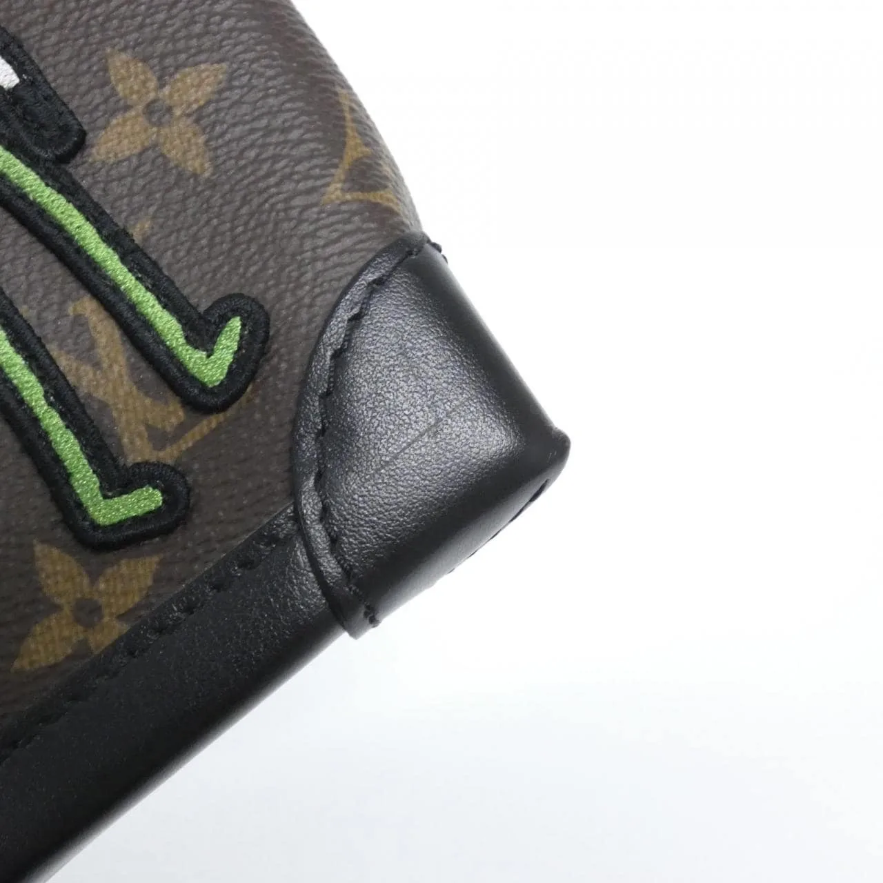 LOUIS VUITTON Steamer M80327 Shoulder Monogram 黑色 Monogram 中古品A - 縮圖 4