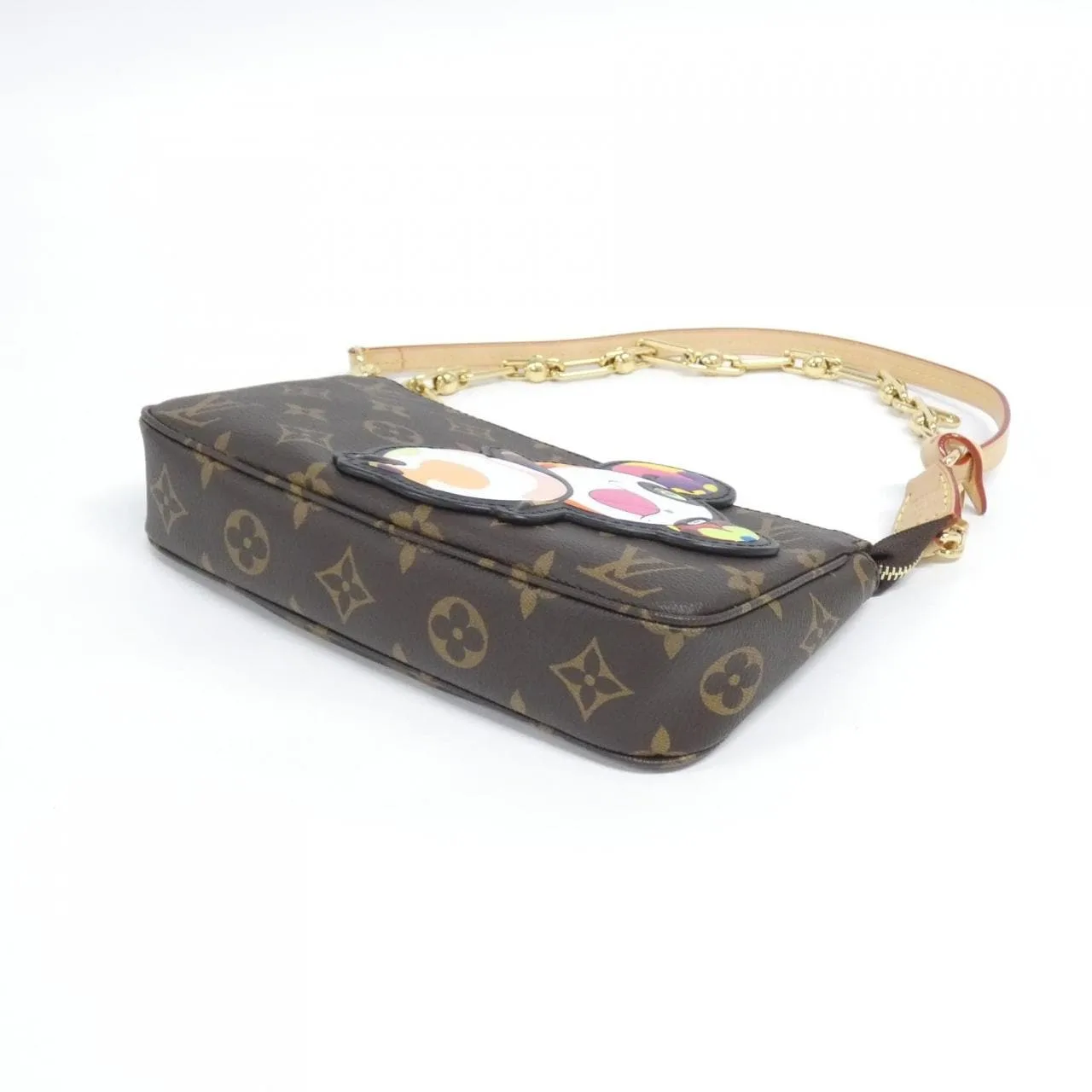 LOUIS VUITTON Pochette M13440 Pochette Monogram Black Monogram Rank A - Thumbnail 3
