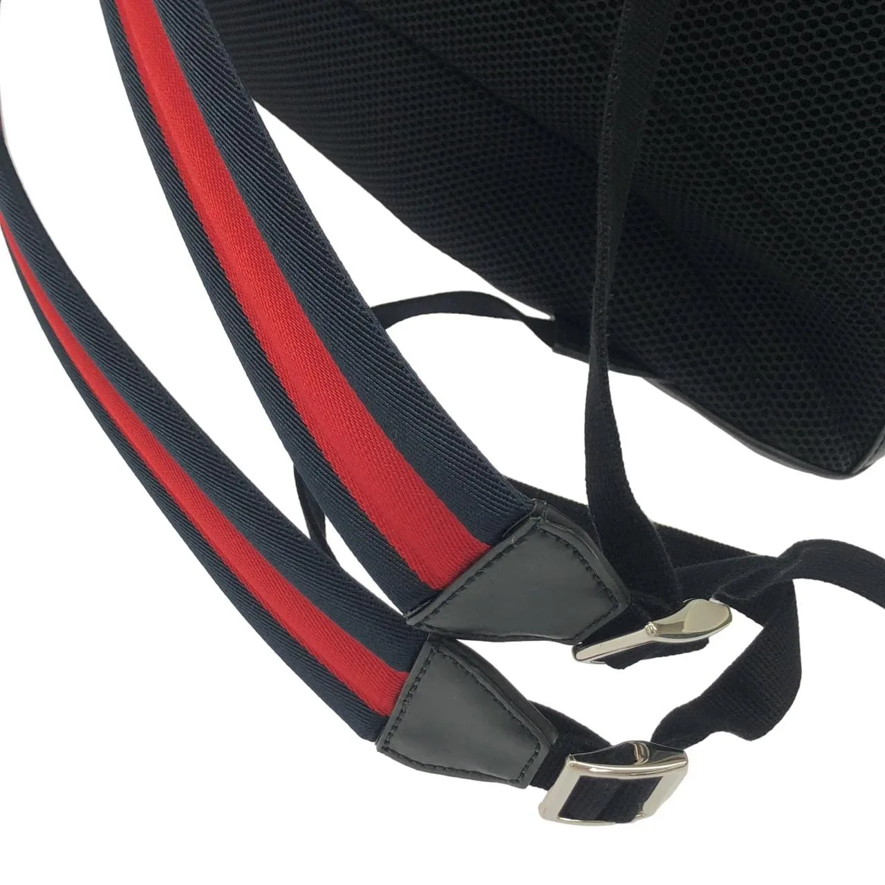 GUCCI 771158 KAAAK 背包 帆布 銀色 帆布 中古品A - 縮圖 5