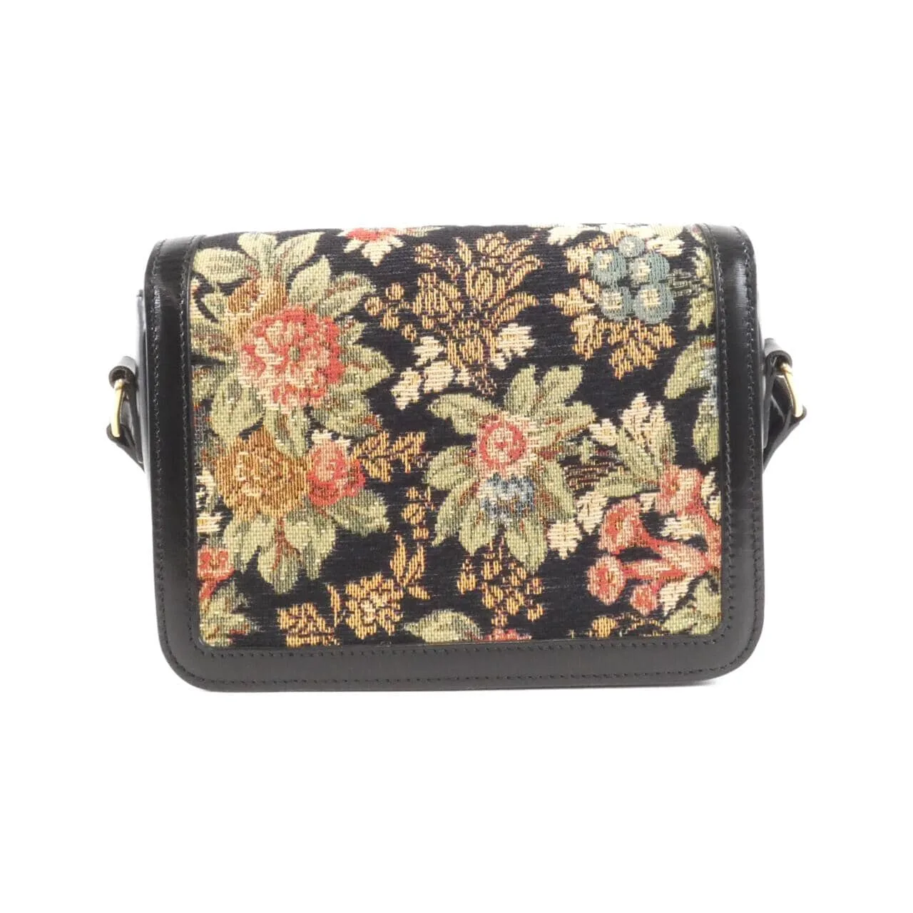 CELINE Triomphe 肩背包 帆布 黑色 帆布 中古品B - 縮圖 2