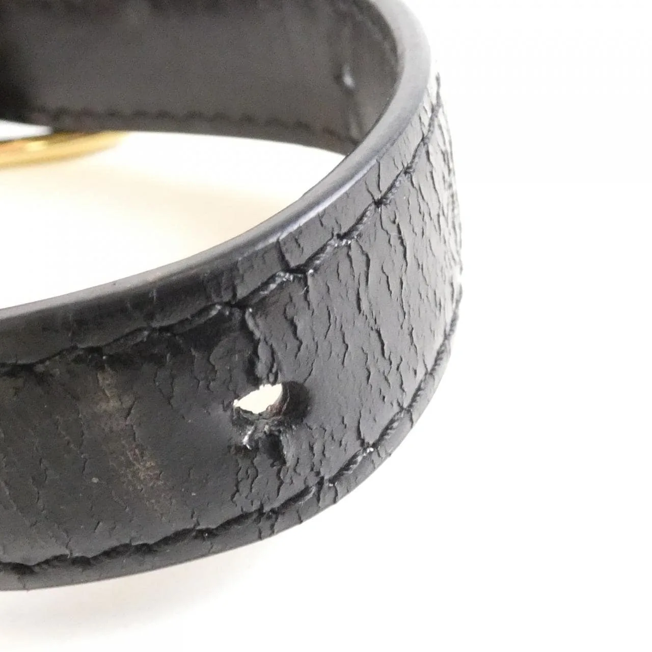 CELINE Triomphe 肩背包 帆布 黑色 帆布 中古品B - 縮圖 8