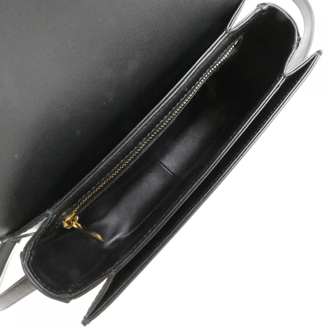 CELINE Triomphe 肩背包 帆布 黑色 帆布 中古品B - 縮圖 9