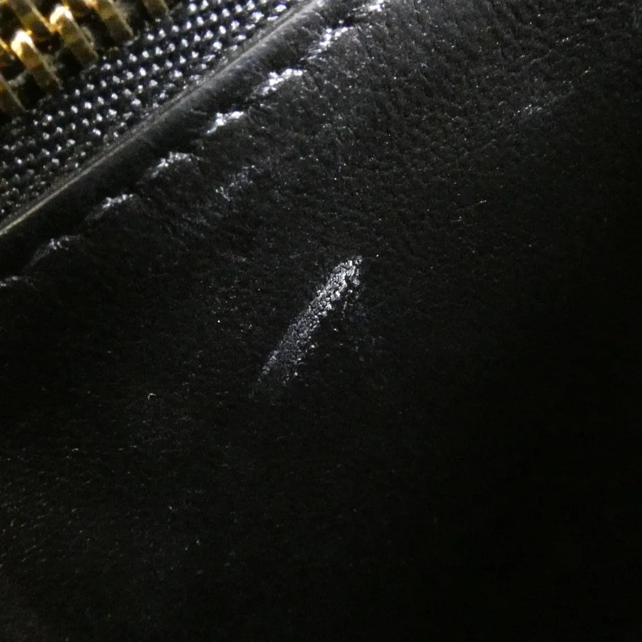 CELINE Triomphe 肩背包 帆布 黑色 帆布 中古品B - 縮圖 10