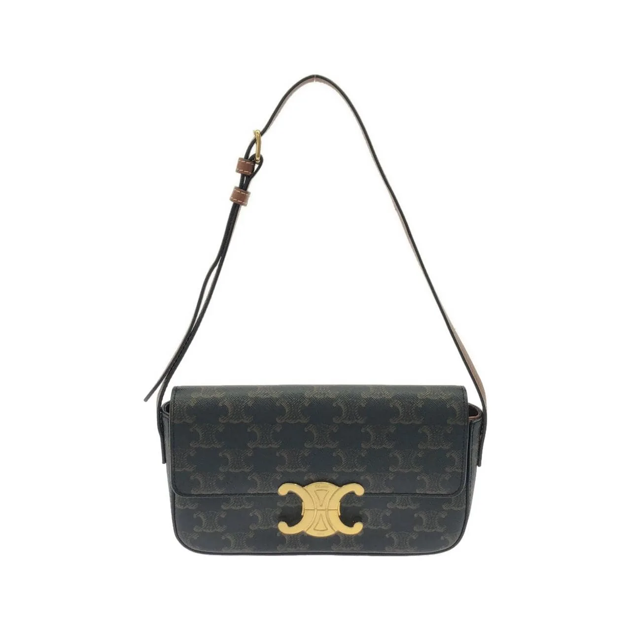 CELINE Triomphe 194142CUZ 肩背包 帆布 Black