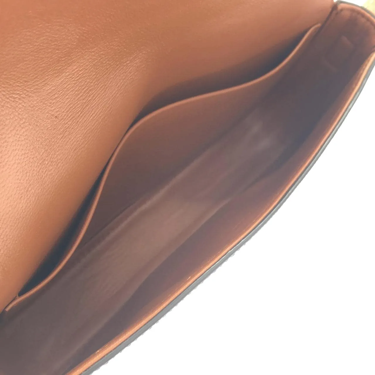 CELINE Triomphe 194142CUZ 肩背包 帆布 黑色 帆布 中古品A - 縮圖 6