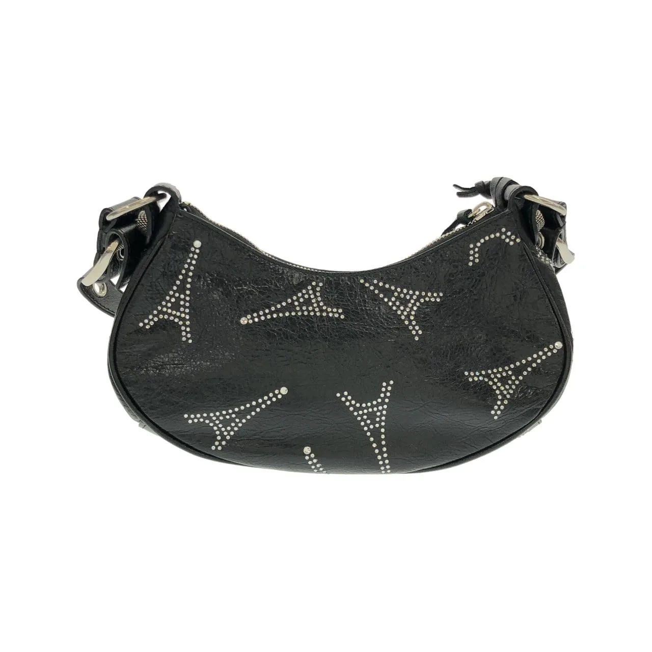 BALENCIAGA Le Cagole 671309 肩背包 皮革 黑色 皮革 中古品A - 縮圖 2