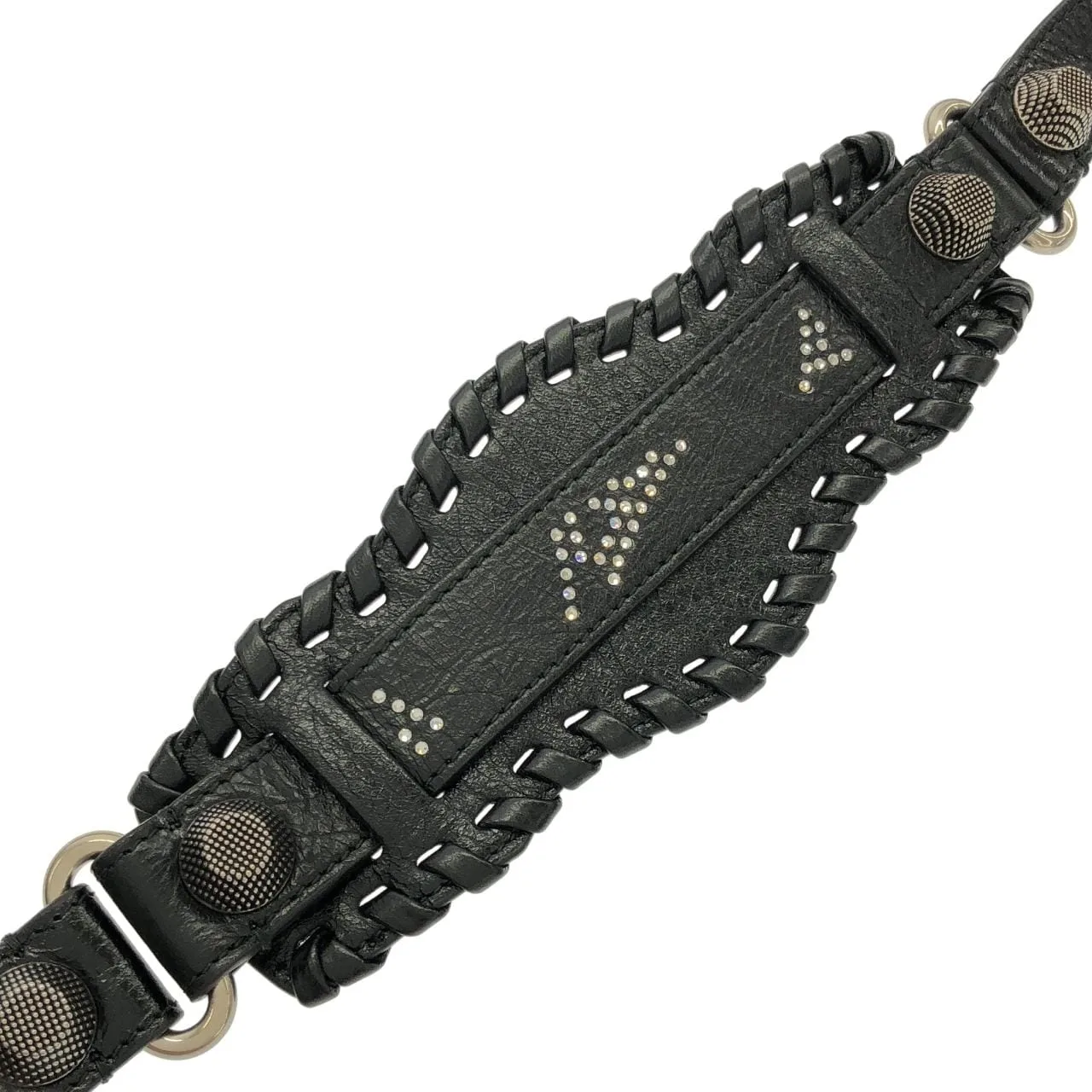 BALENCIAGA Le Cagole 671309 肩背包 皮革 黑色 皮革 中古品A - 縮圖 5